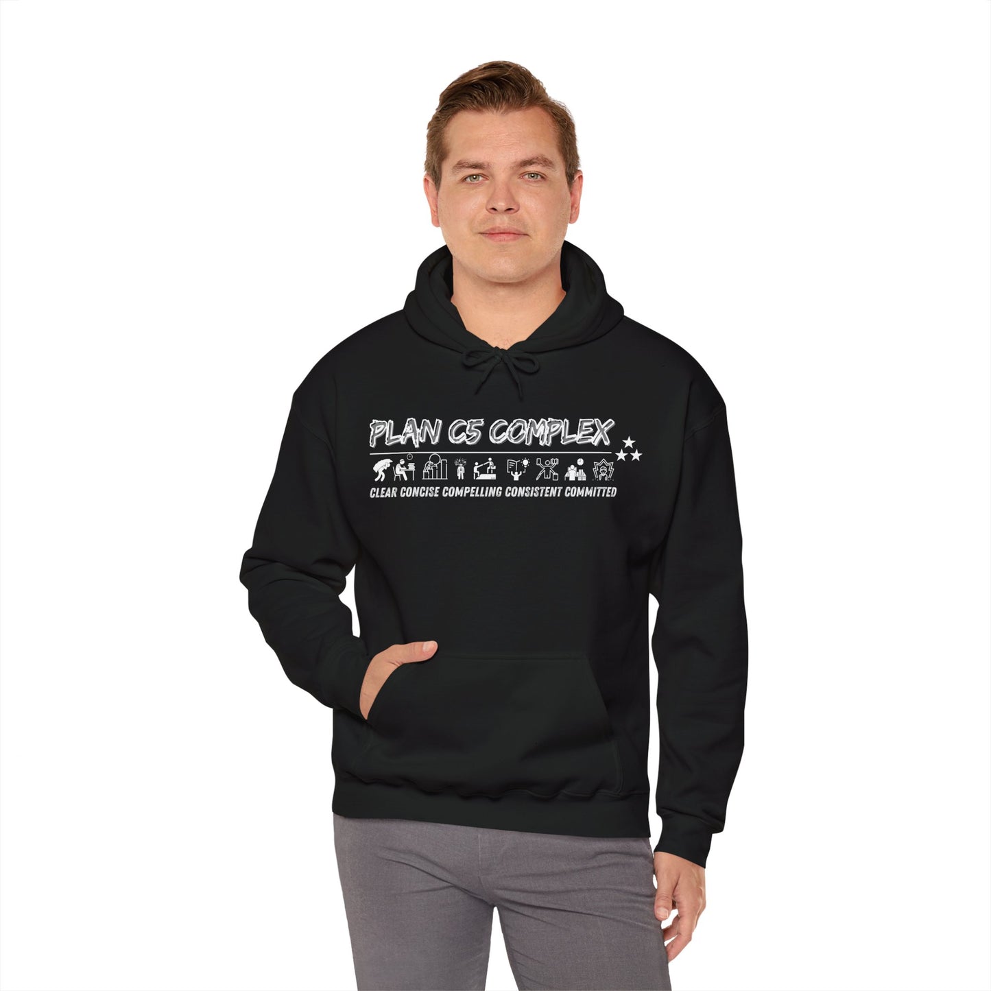 Plan C5 Complex Hoodie, Unisex Hooded Sweatshirt, Perfect Hoodie Comfortable Hoodie, Stylish Hoodie, Perfect Gift Hoodie, Self Love Hoodie