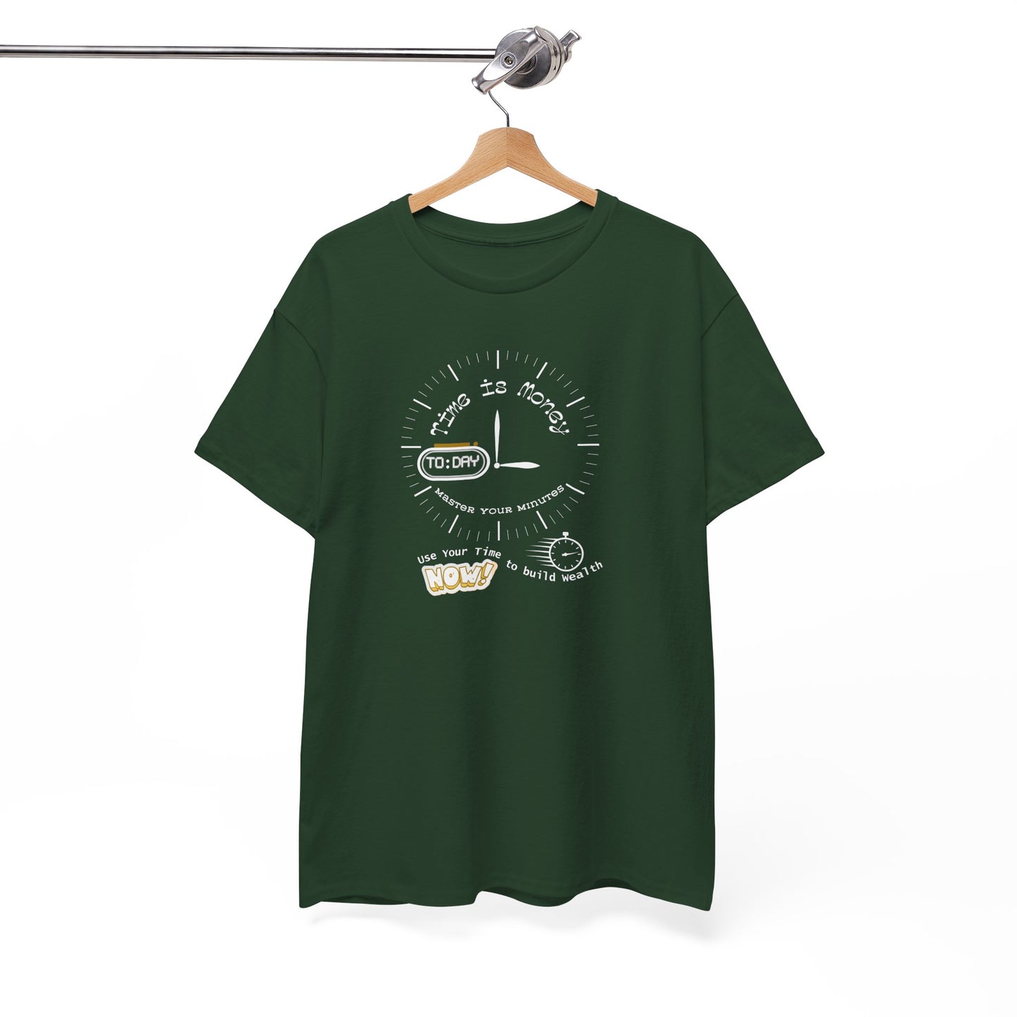 Time is Money: Master Your Minutes Shirt, Time Quote Tee, Perfect Gift Shirt, Time Conscious Shirt, Time is Gold Shirt, Precious Time Tee