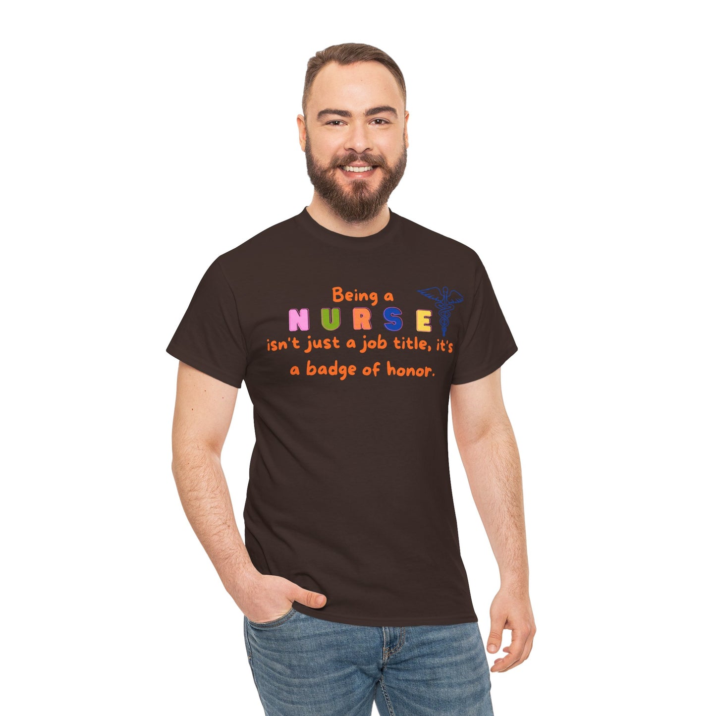 Nurse Badge of Honor T-Shirt, Profession Badge of Honor Shirt Nurse Shirt Nurse Day Shirt Perfect Gift for Nurse Stylish Shirt