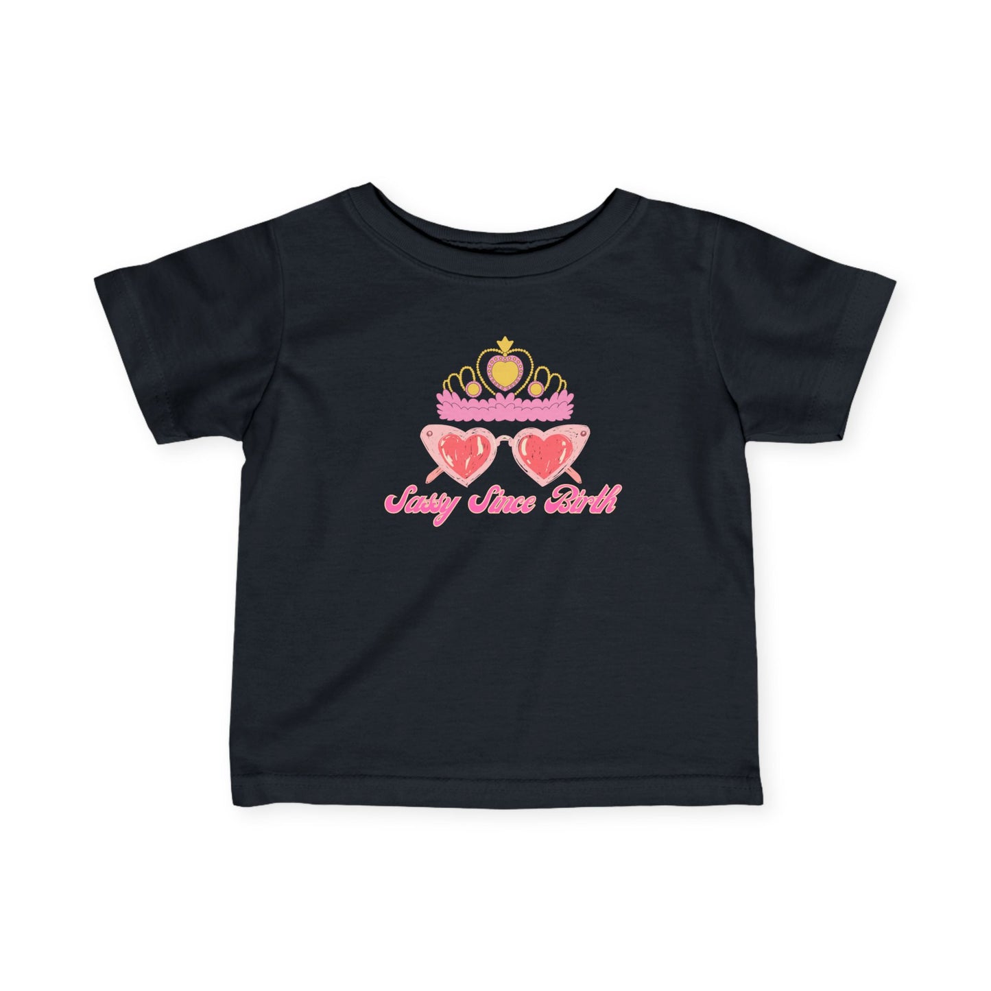 Sassy Since Birth Infant Fine Jersey Tee Cutiee Shirt For Infant Fun Shirt for Infant Shirt For Girls New Infant Shirt New Infant Shirt