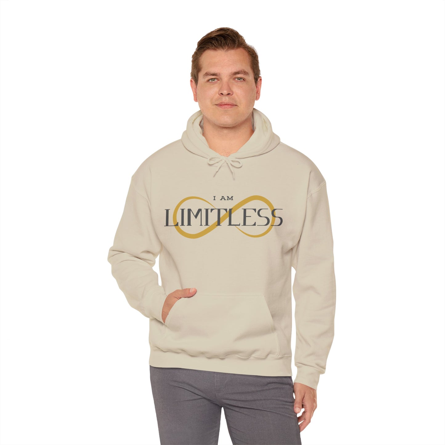 I Am Limitless Unisex Hooded Sweatshirt Unique Limitless Hoodie Trendy Self Love Hoodie Smart Quote Hoodie Strong Mental Health Hoodie