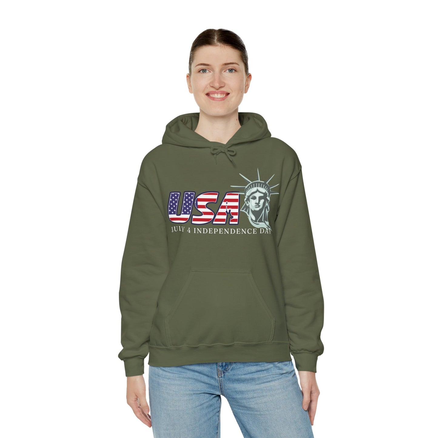 June 4 Independence Day Hoodie - Celebrating Freedom Hooded Sweatshirt Indepedence Hoodie Trendy Hoodie for Independence Stylish Hoodie For