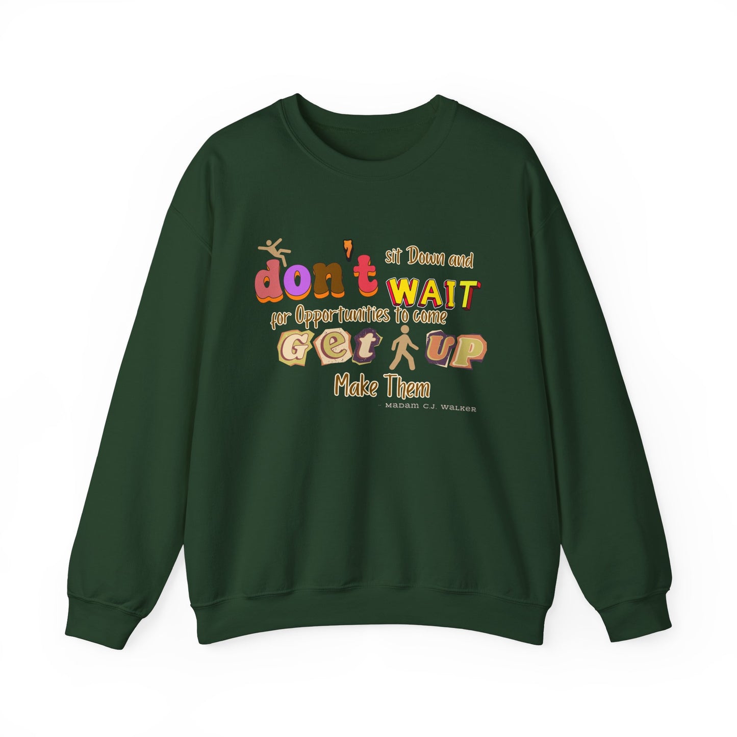 Opportunity Positive Quote Sweatshirt Perfect Gift Sweatshirt Saying Sweatshirt with Life Lesson Sweatshirt Positive Reminder Unisex Sweats