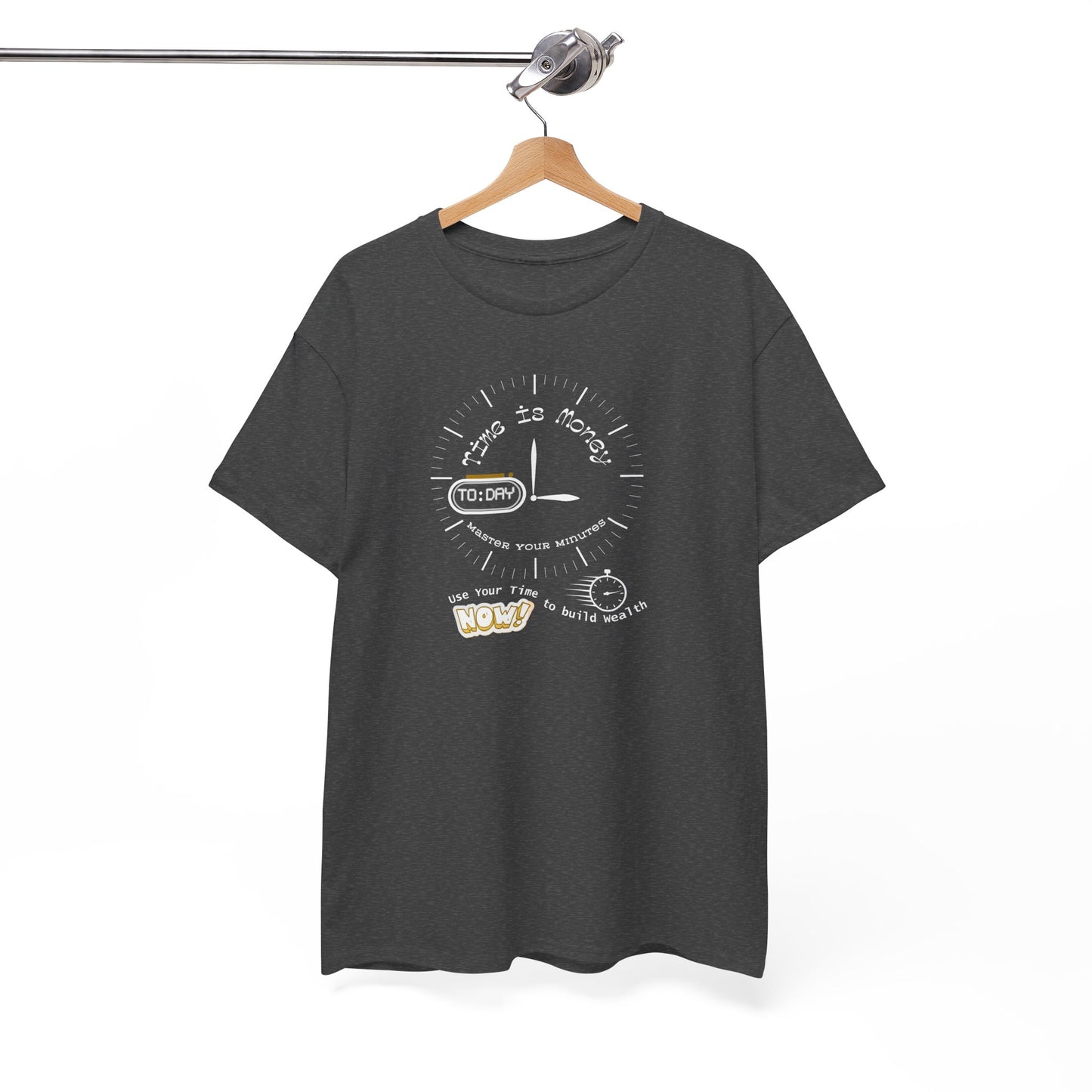Time is Money: Master Your Minutes Shirt, Time Quote Tee, Perfect Gift Shirt, Time Conscious Shirt, Time is Gold Shirt, Precious Time Tee