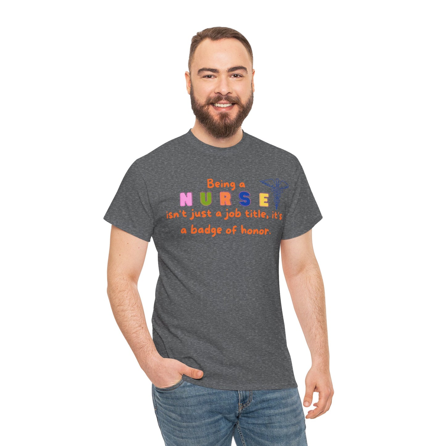 Nurse Badge of Honor T-Shirt, Profession Badge of Honor Shirt Nurse Shirt Nurse Day Shirt Perfect Gift for Nurse Stylish Shirt