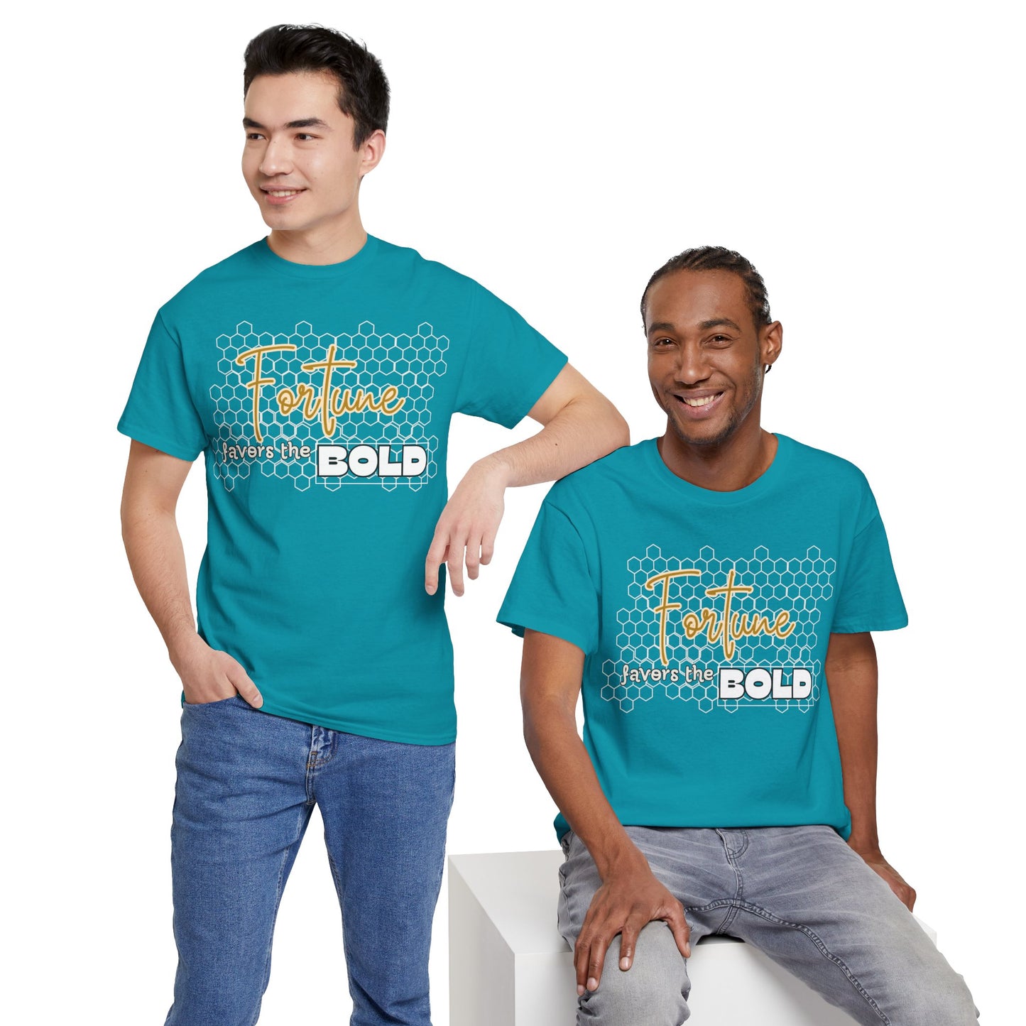Fortune Favors the Bold Unisex Cotton Tee Bold Shirt Self Reminder Shirt Favor Shirt Work Hard Shirt Work for Future Shirt Mindset Shirt