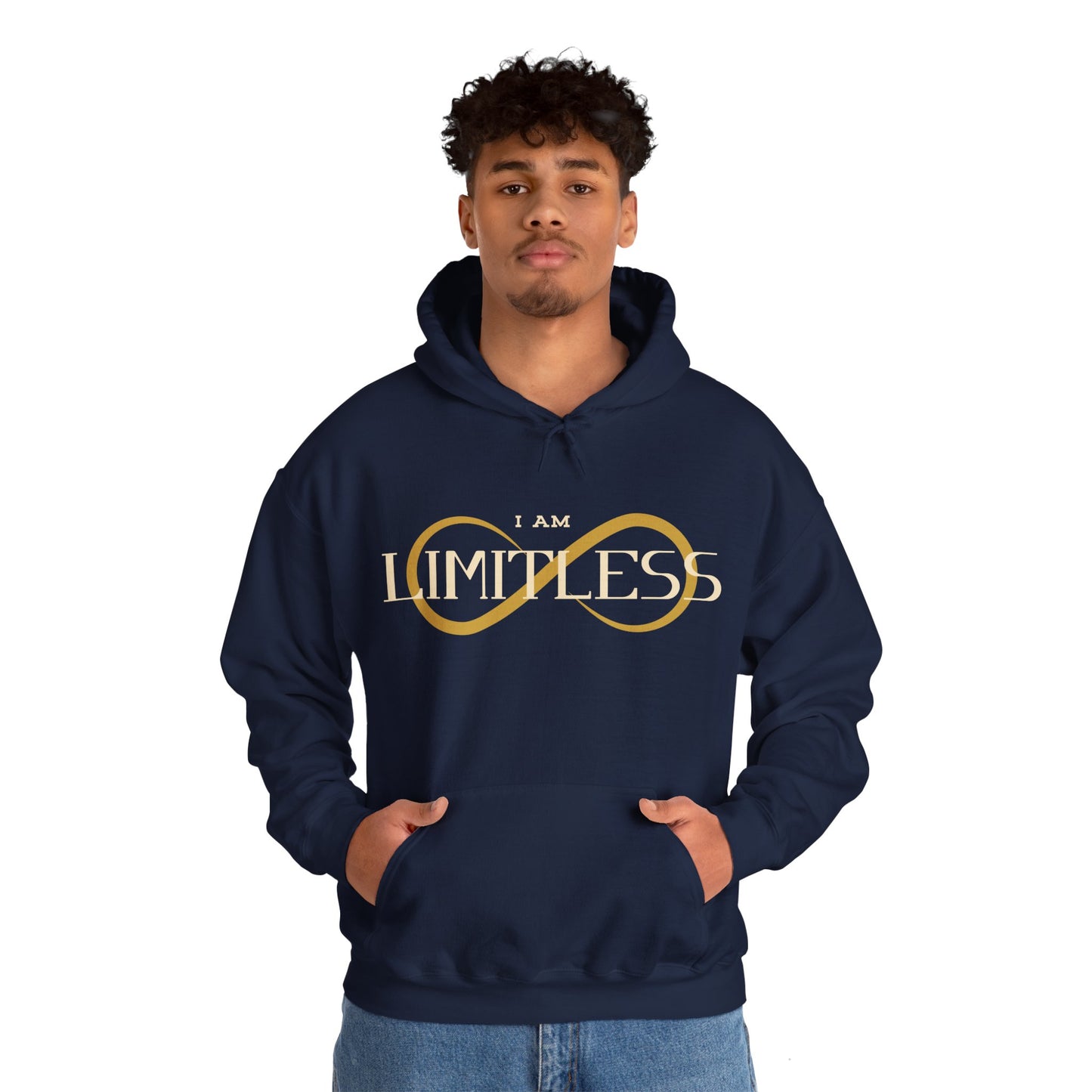 I Am Limitless Unisex Hooded Sweatshirt Unique Limitless Hoodie Trendy Self Love Hoodie Smart Quote Hoodie Strong Mental Health Hoodie