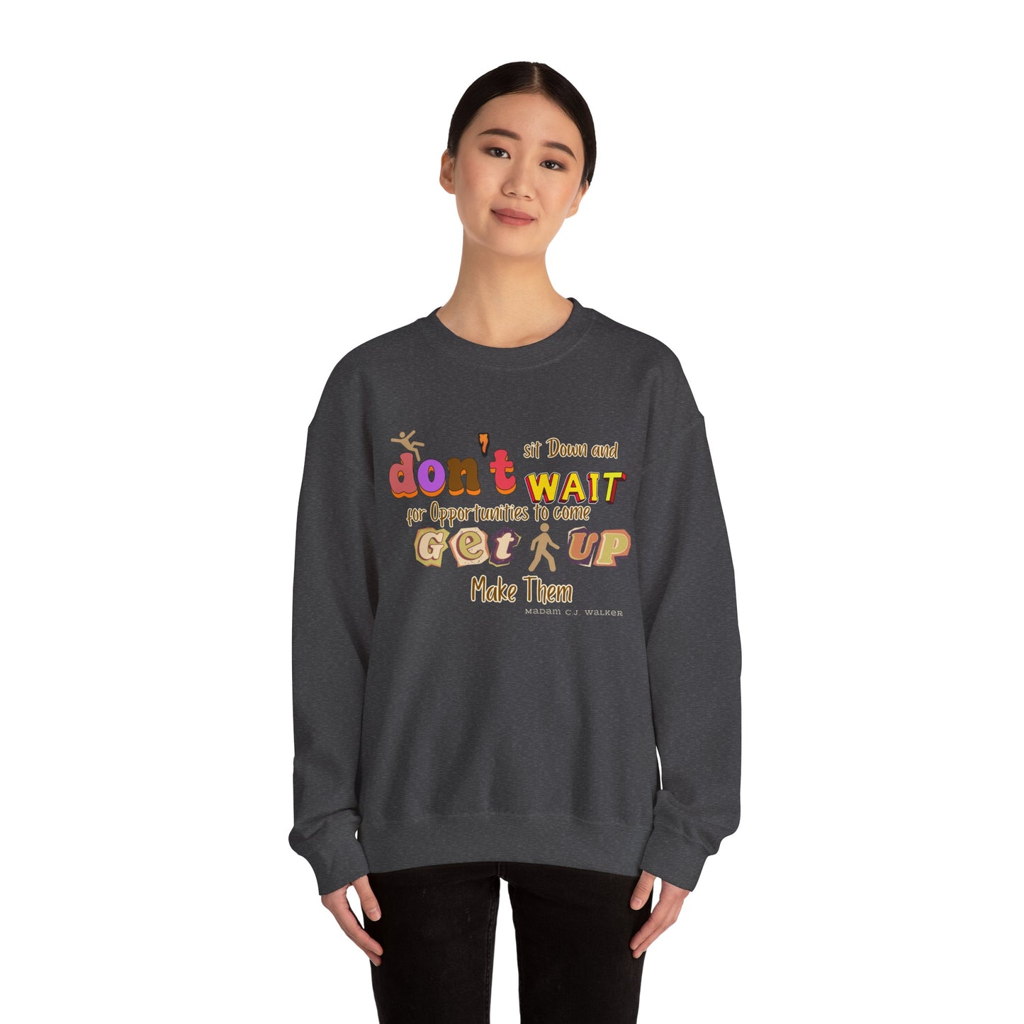 Opportunity Positive Quote Sweatshirt Perfect Gift Sweatshirt Saying Sweatshirt with Life Lesson Sweatshirt Positive Reminder Unisex Sweats