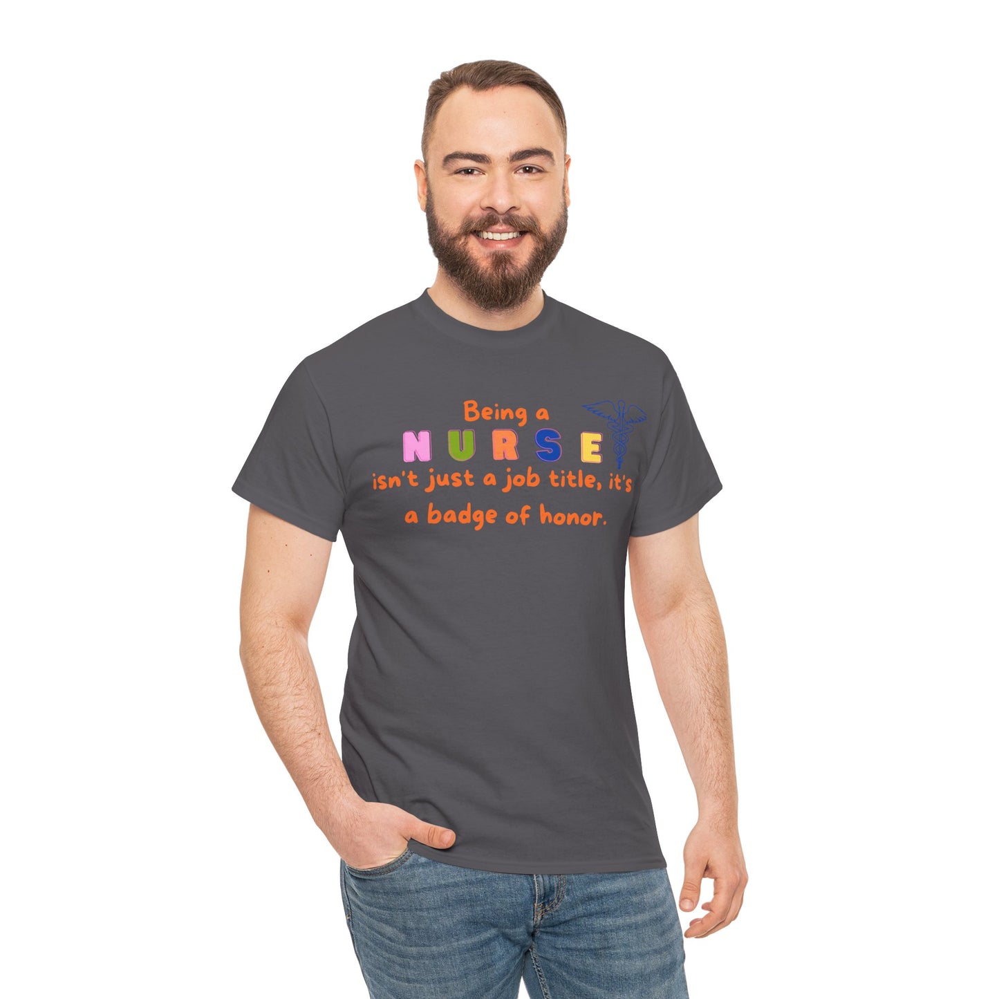 Nurse Badge of Honor T-Shirt, Profession Badge of Honor Shirt Nurse Shirt Nurse Day Shirt Perfect Gift for Nurse Stylish Shirt