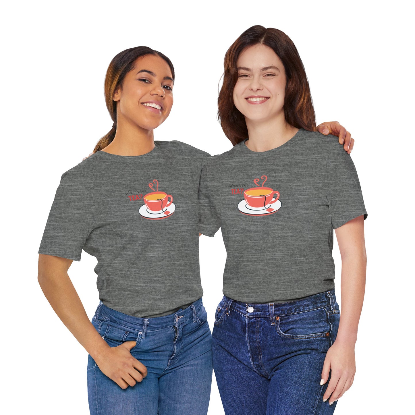 What's The Tea Shirt Viral Meme T-shirt Funny Meme Shirt Happy Shirt Women T-shirt Perfect for Bestie T-shirt Best Friend Shirt Gossip Shirt