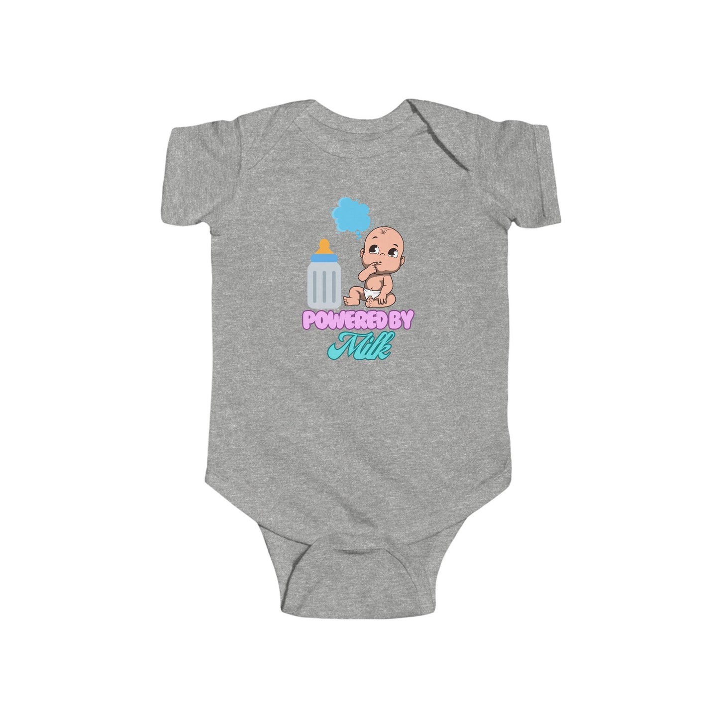 Infant Fine Jersey Bodysuit Baby Clothes Cute Baby Bodysuit Baby Powered Milk Infant Bodysuit Fun Infant Bodysuit Little Rockstar Bodysuit