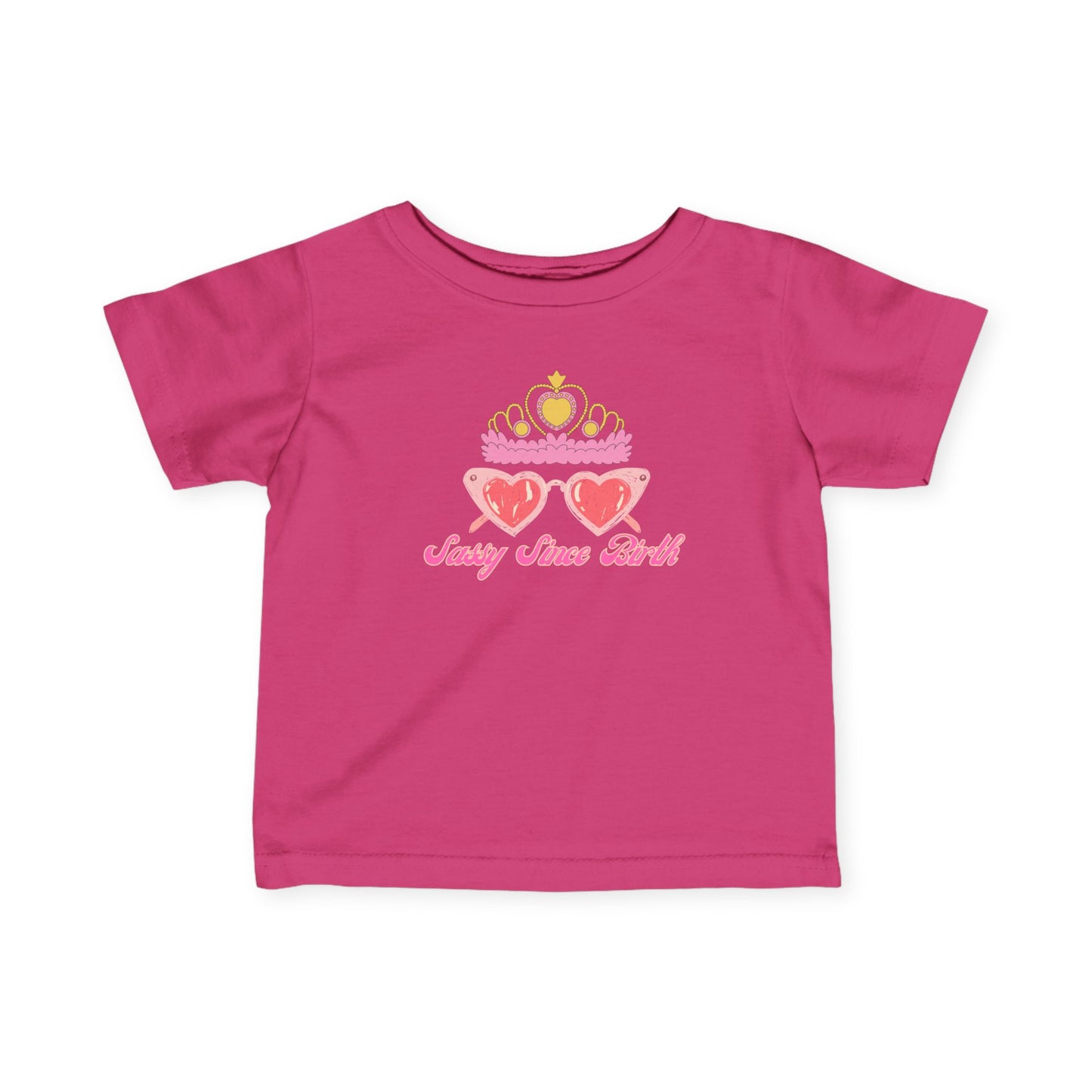Sassy Since Birth Infant Fine Jersey Tee Cutiee Shirt For Infant Fun Shirt for Infant Shirt For Girls New Infant Shirt New Infant Shirt