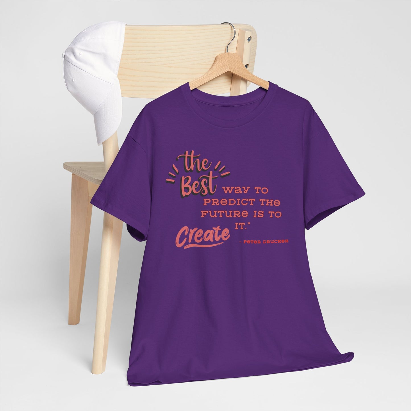 The Best Way To Predict the Future Is To Create It T-Shirt Positive Quote Shirt Self Reminder Shirt Inspirational Shirt Mental Health Shirt Self love shirt