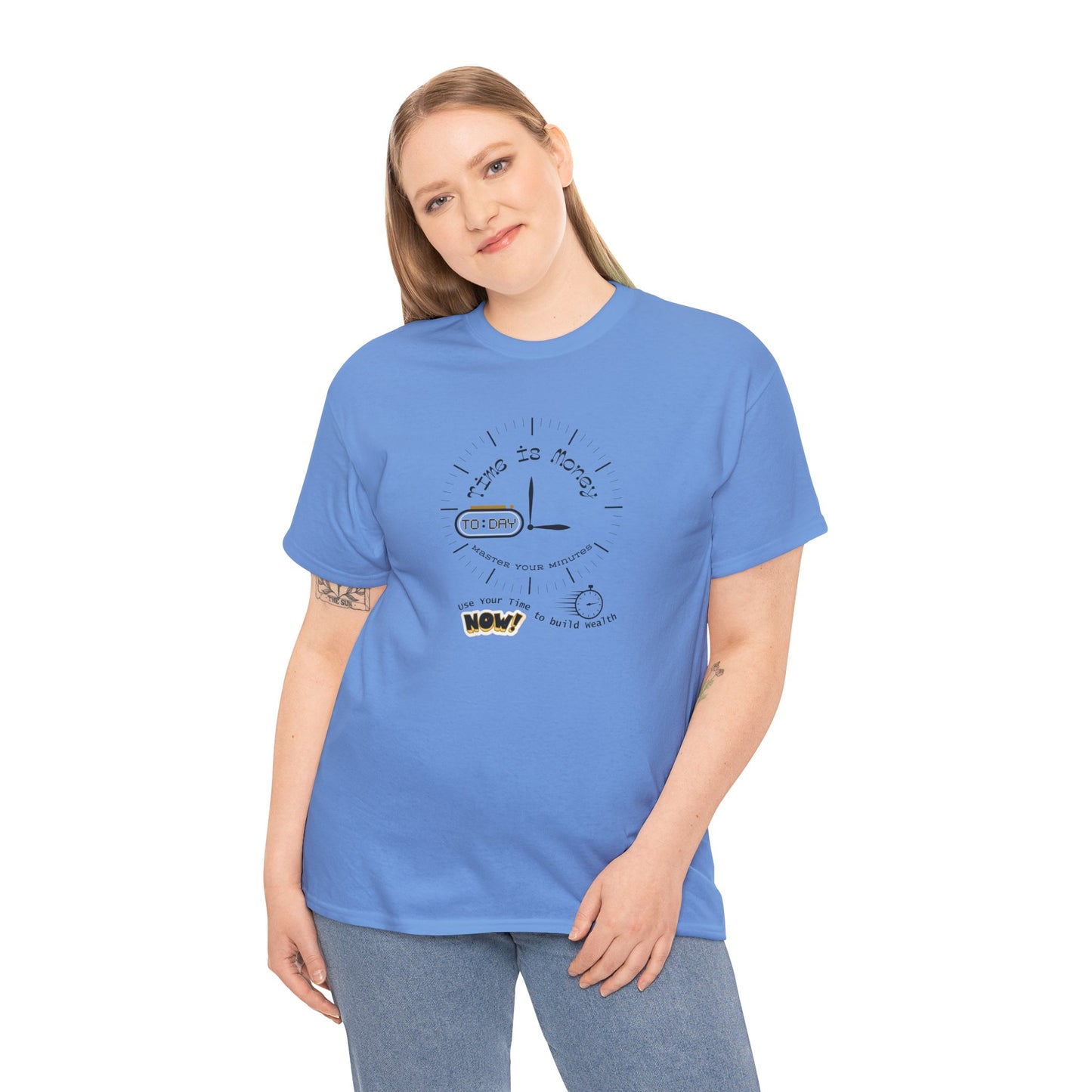 Time is Money: Master Your Minutes Shirt, Time Quote Tee, Perfect Gift Shirt, Time Conscious Shirt, Time is Gold Shirt, Precious Time Tee