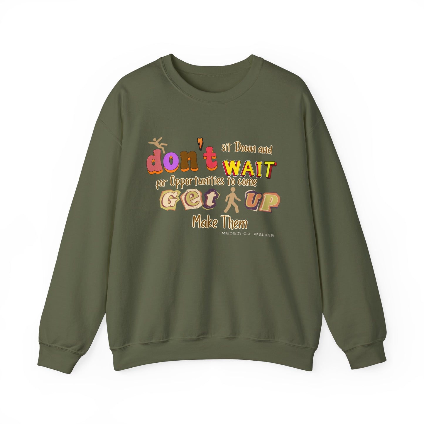 Opportunity Positive Quote Sweatshirt Perfect Gift Sweatshirt Saying Sweatshirt with Life Lesson Sweatshirt Positive Reminder Unisex Sweats