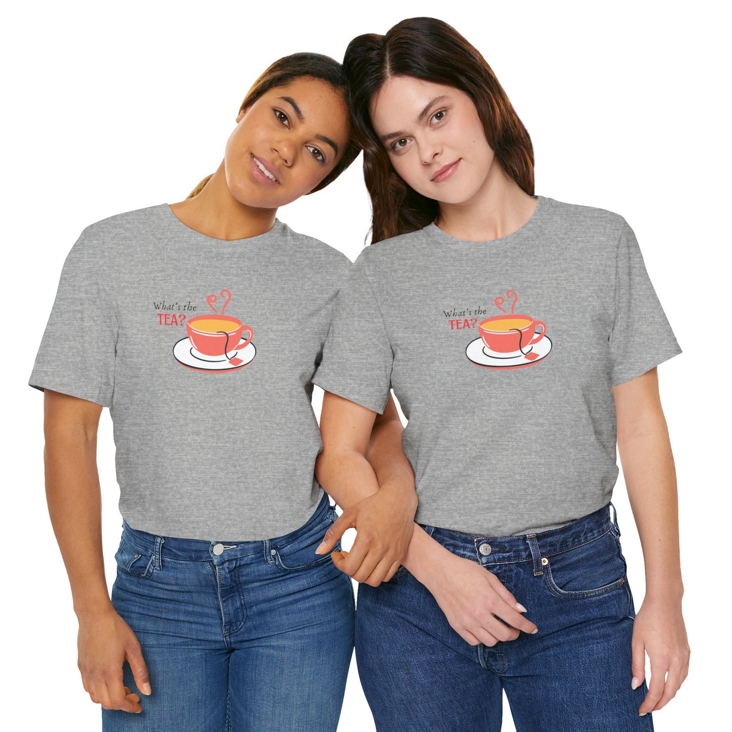 What's The Tea Shirt Viral Meme T-shirt Funny Meme Shirt Happy Shirt Women T-shirt Perfect for Bestie T-shirt Best Friend Shirt Gossip Shirt