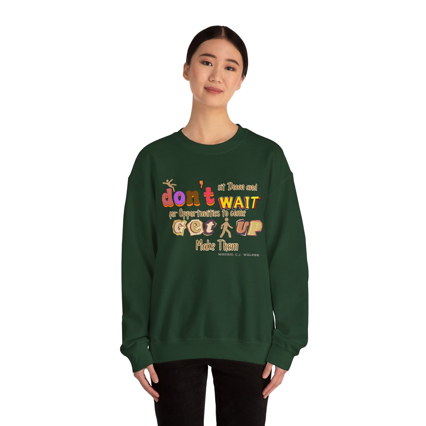 Opportunity Positive Quote Sweatshirt Perfect Gift Sweatshirt Saying Sweatshirt with Life Lesson Sweatshirt Positive Reminder Unisex Sweats