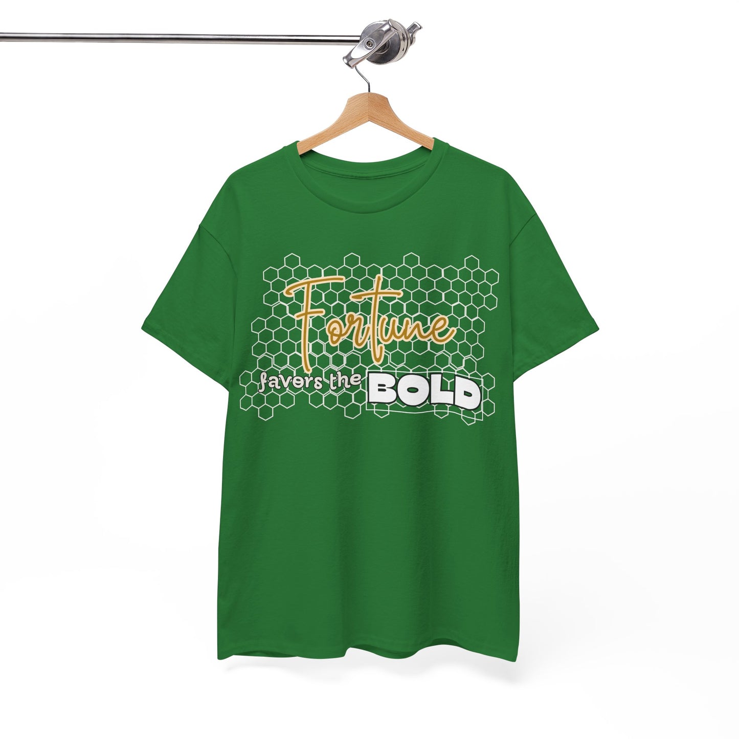 Fortune Favors the Bold Unisex Cotton Tee Bold Shirt Self Reminder Shirt Favor Shirt Work Hard Shirt Work for Future Shirt Mindset Shirt