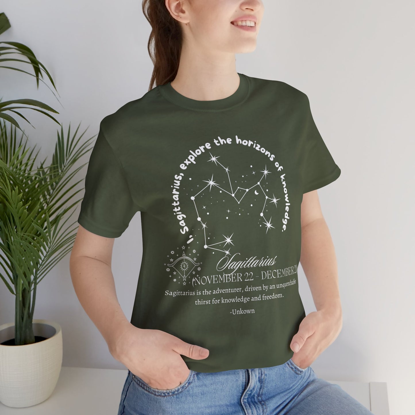 Sagittarius Zodiac Shirt Horoscope Shirt Constellation Gift Shirt Unisex Sagittarius Shirt Perfect Zodiac Birth Shirt Astrology Shirt
