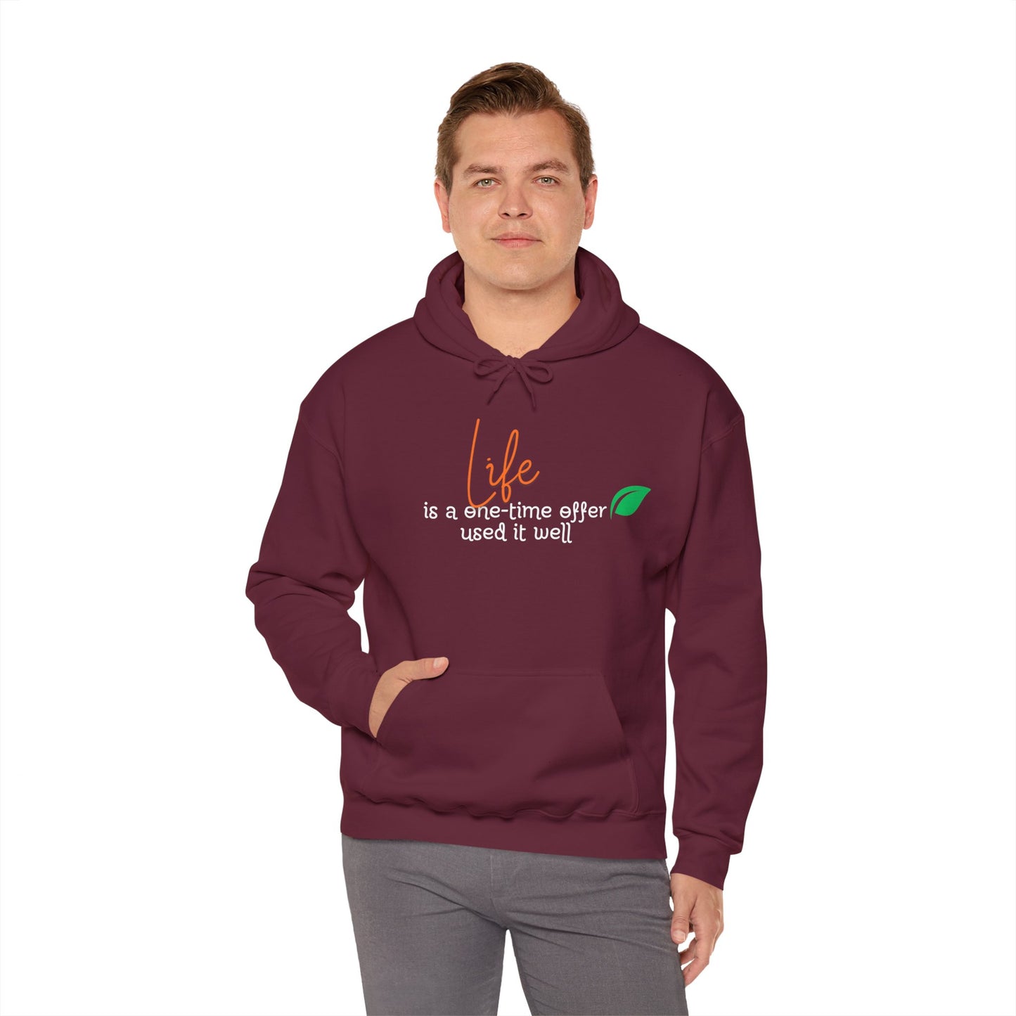 Life is a one time offer used it well Hoodie Talk Hoodie Responsible Quote Hoodie Self Reminder Hoodie Smartass Hoodie Saying Hoodie