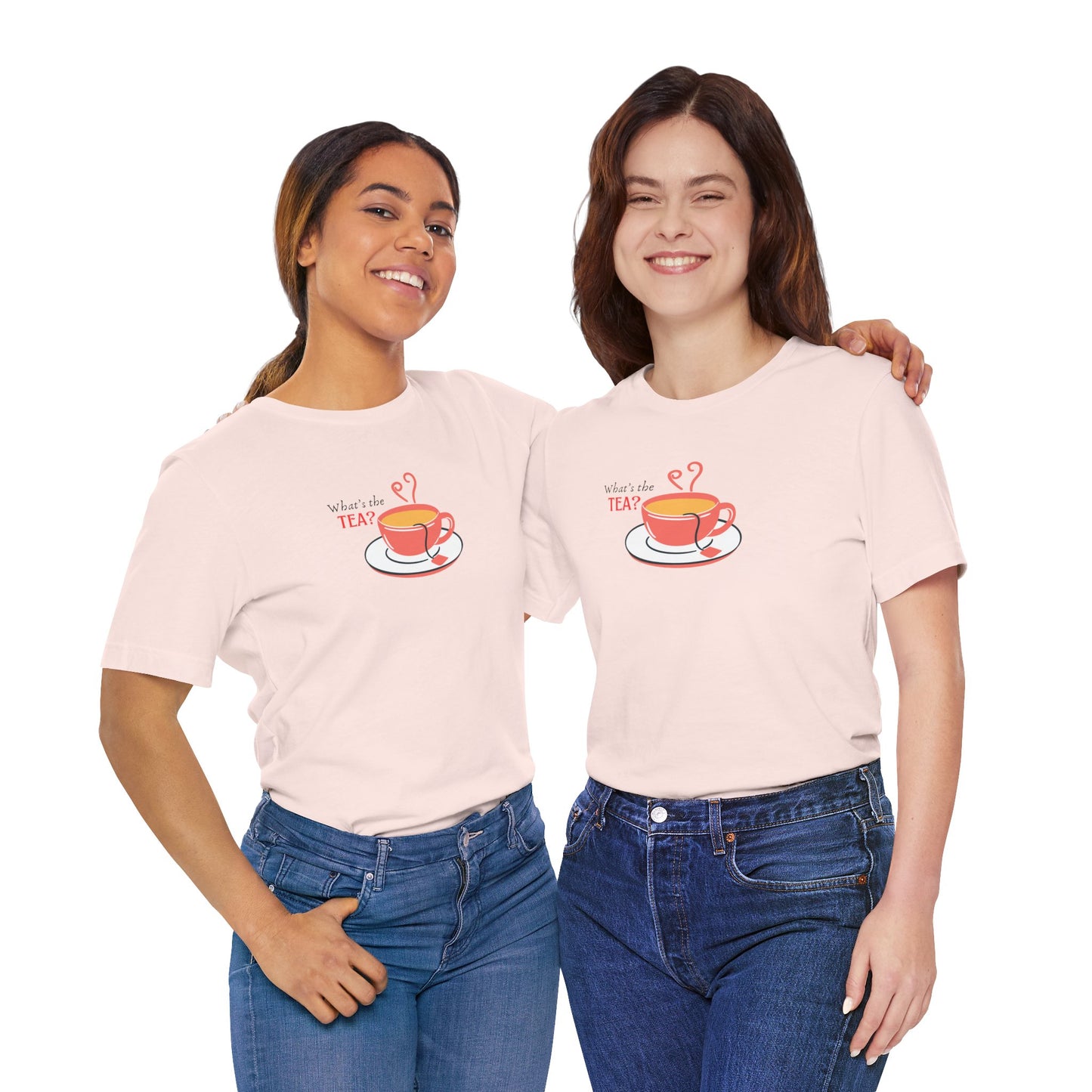 What's The Tea Shirt Viral Meme T-shirt Funny Meme Shirt Happy Shirt Women T-shirt Perfect for Bestie T-shirt Best Friend Shirt Gossip Shirt
