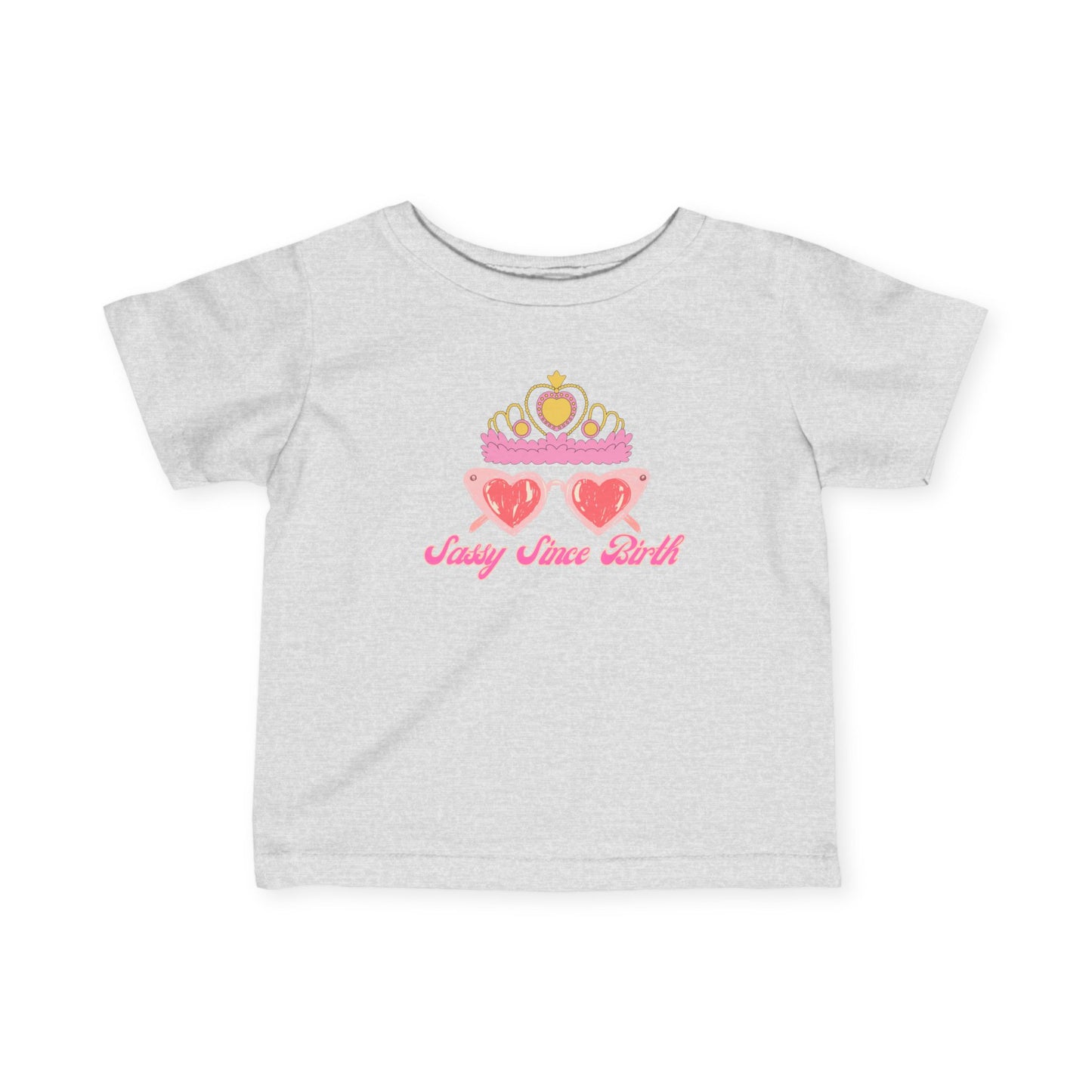 Sassy Since Birth Infant Fine Jersey Tee Cutiee Shirt For Infant Fun Shirt for Infant Shirt For Girls New Infant Shirt New Infant Shirt