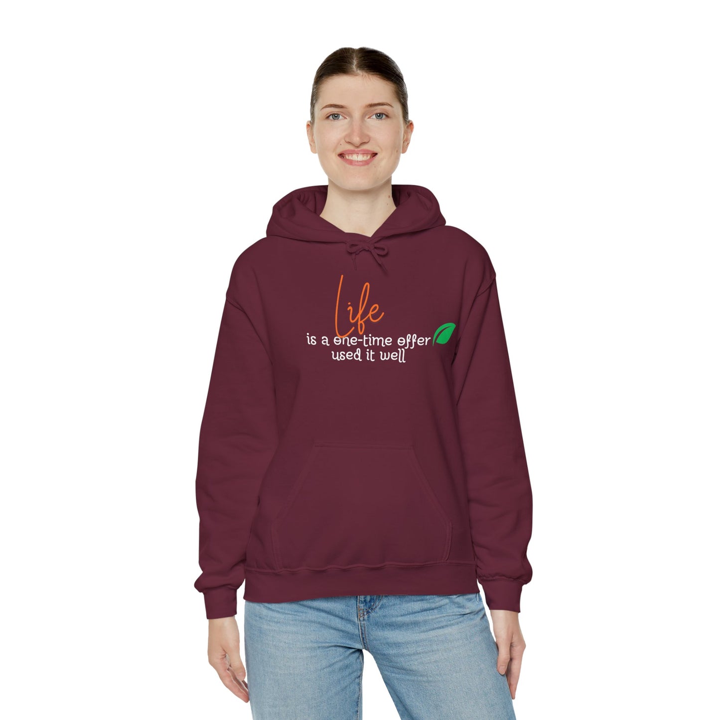 Life is a one time offer used it well Hoodie Talk Hoodie Responsible Quote Hoodie Self Reminder Hoodie Smartass Hoodie Saying Hoodie
