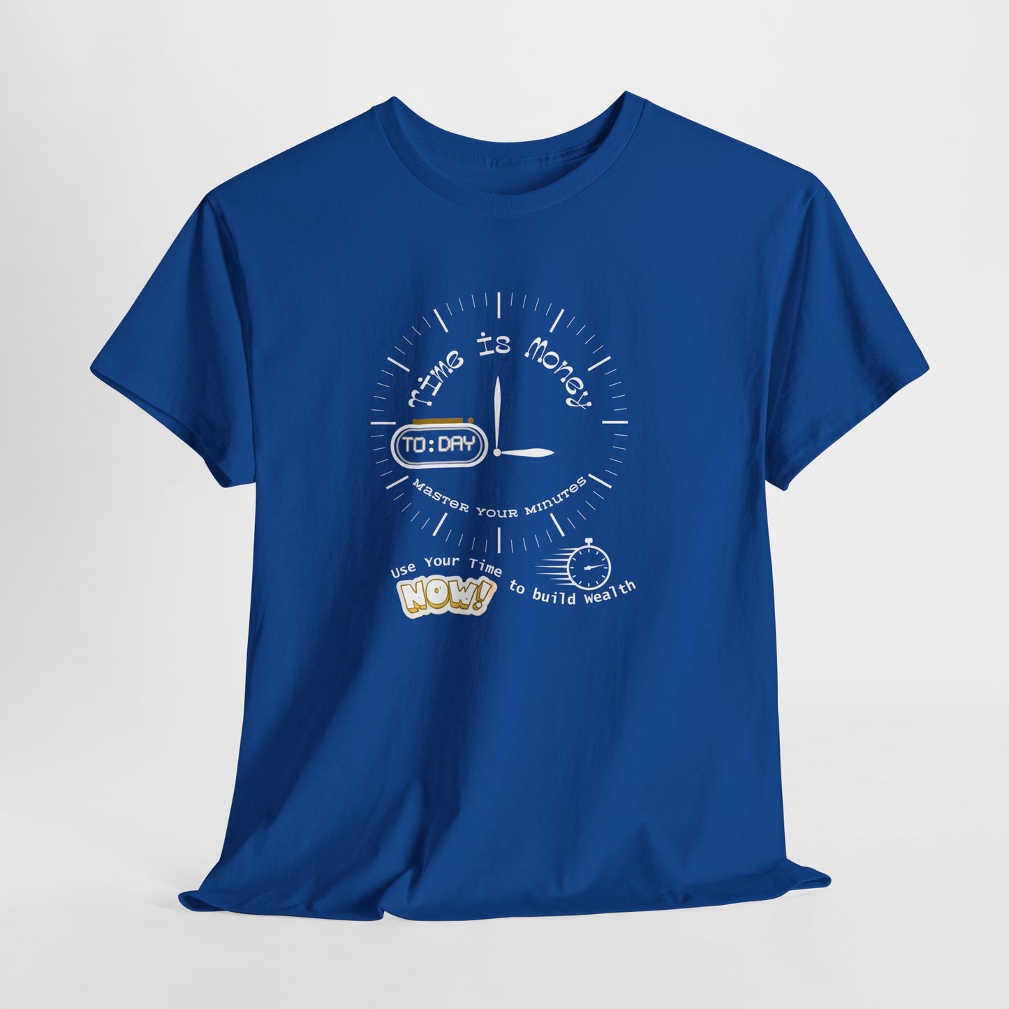 Time is Money: Master Your Minutes Shirt, Time Quote Tee, Perfect Gift Shirt, Time Conscious Shirt, Time is Gold Shirt, Precious Time Tee