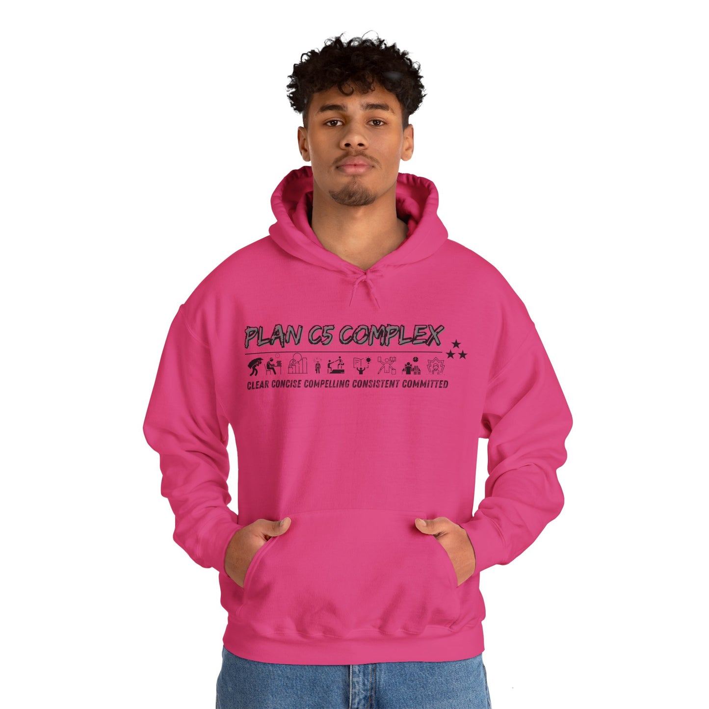 Plan C5 Complex Hoodie, Unisex Hooded Sweatshirt, Perfect Hoodie Comfortable Hoodie, Stylish Hoodie, Perfect Gift Hoodie, Self Love Hoodie