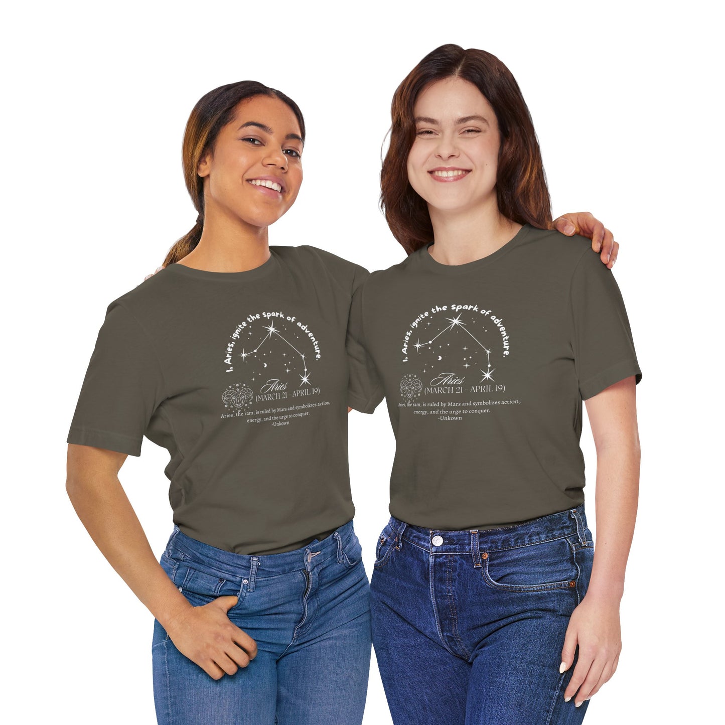 Aries Zodiac Shirt Astrology Shirt Unisex Aries Zodiac Shirt Astrology Gift Shirt Aries Zodiac Constellation Perfect Gift Shirt