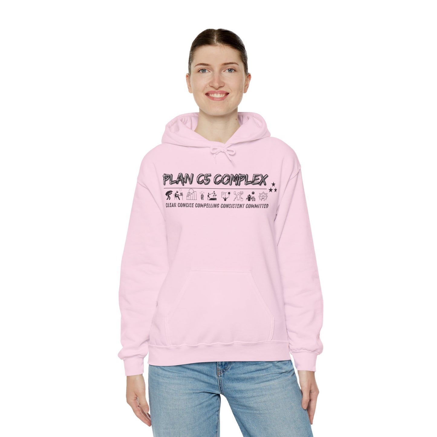Plan C5 Complex Hoodie, Unisex Hooded Sweatshirt, Perfect Hoodie Comfortable Hoodie, Stylish Hoodie, Perfect Gift Hoodie, Self Love Hoodie