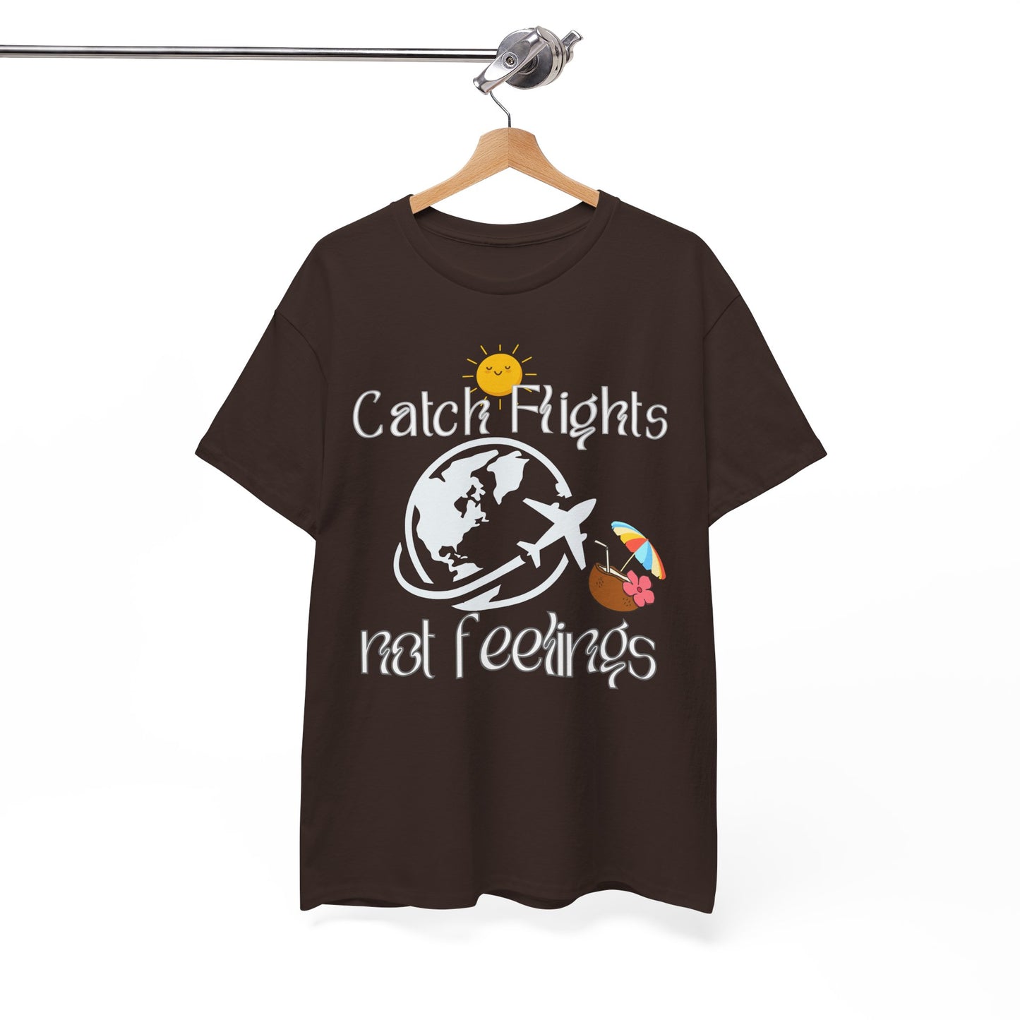 Catch Flights Not Feelings T-shirt Unisex Shirt Summer Shirt Airport Shirt Summer Vibe Shirt Trendy Summer Shirt Viral Summer Shirt Unisex