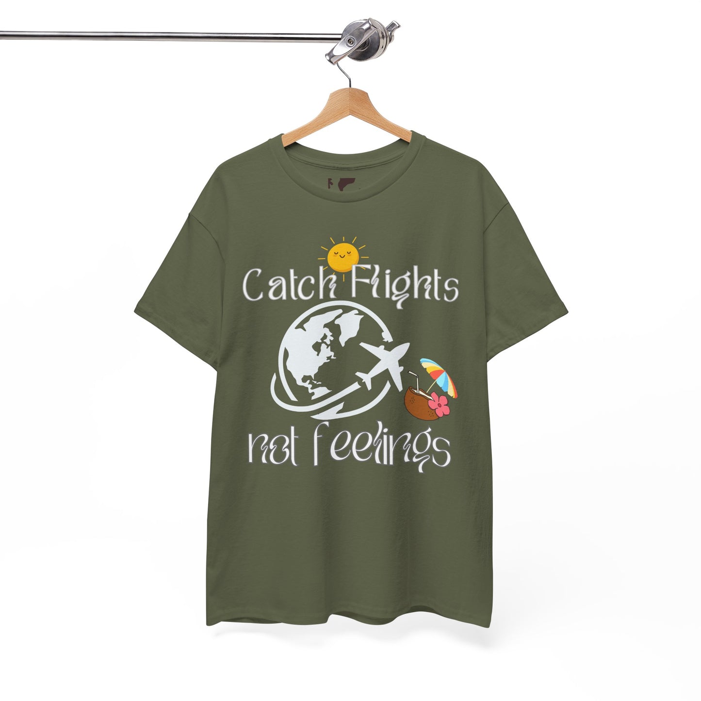 Catch Flights Not Feelings T-shirt Unisex Shirt Summer Shirt Airport Shirt Summer Vibe Shirt Trendy Summer Shirt Viral Summer Shirt Unisex