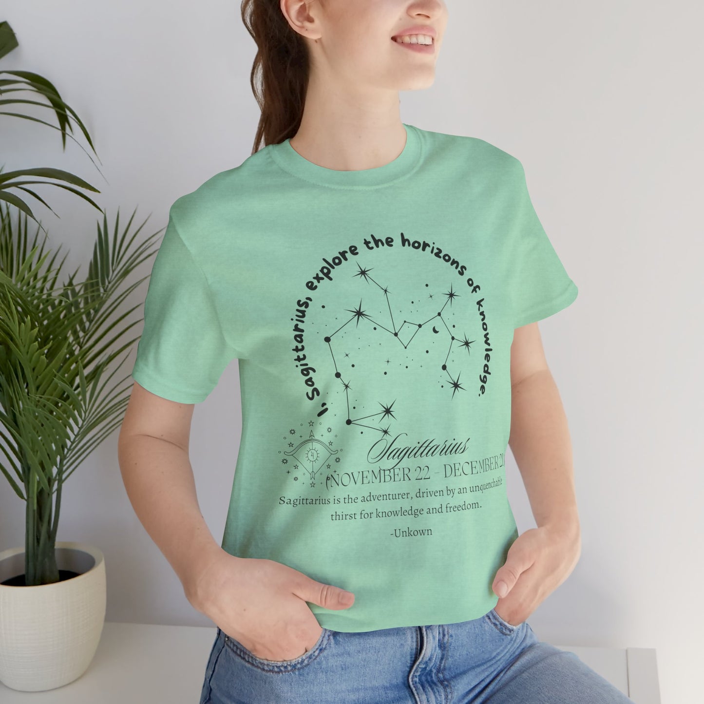 Sagittarius Zodiac Shirt Horoscope Shirt Constellation Gift Shirt Unisex Sagittarius Shirt Perfect Zodiac Birth Shirt Astrology Shirt
