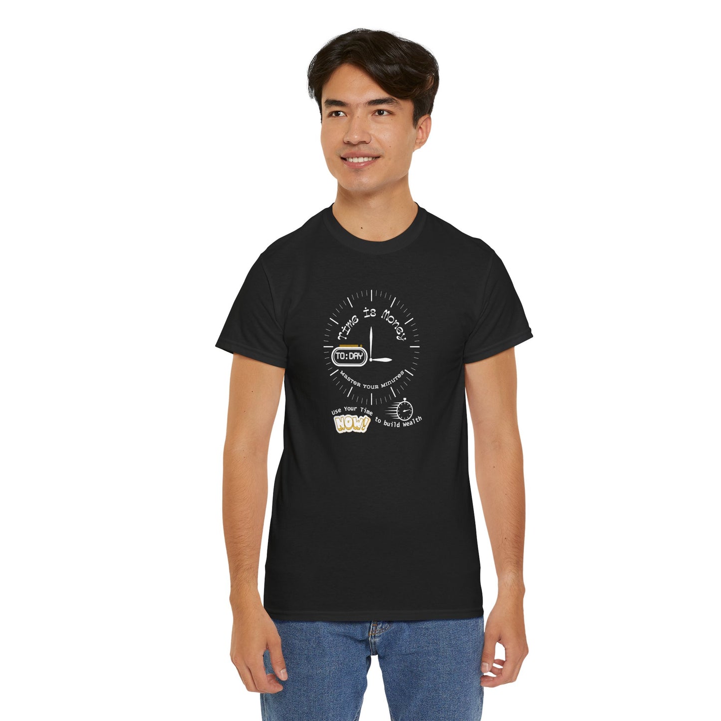 Time is Money: Master Your Minutes Shirt, Time Quote Tee, Perfect Gift Shirt, Time Conscious Shirt, Time is Gold Shirt, Precious Time Tee