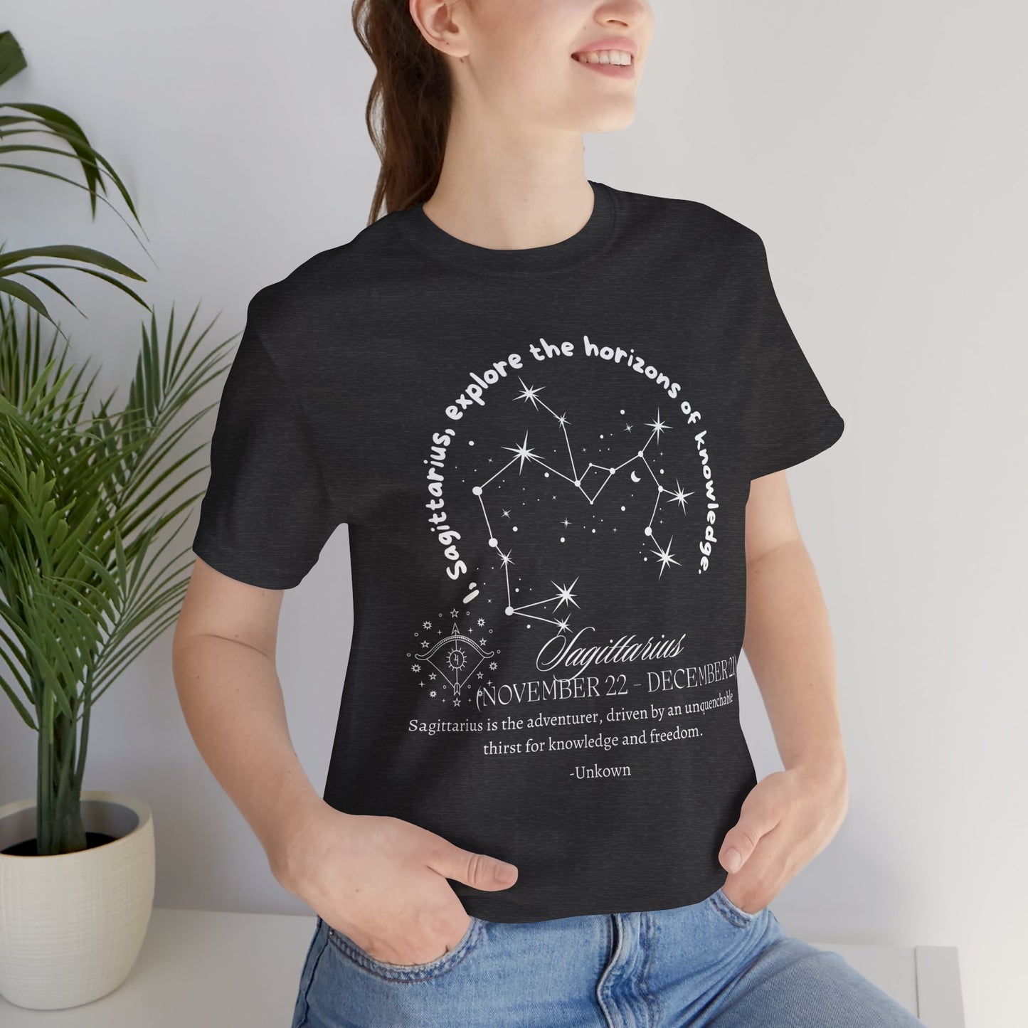 Sagittarius Zodiac Shirt Horoscope Shirt Constellation Gift Shirt Unisex Sagittarius Shirt Perfect Zodiac Birth Shirt Astrology Shirt