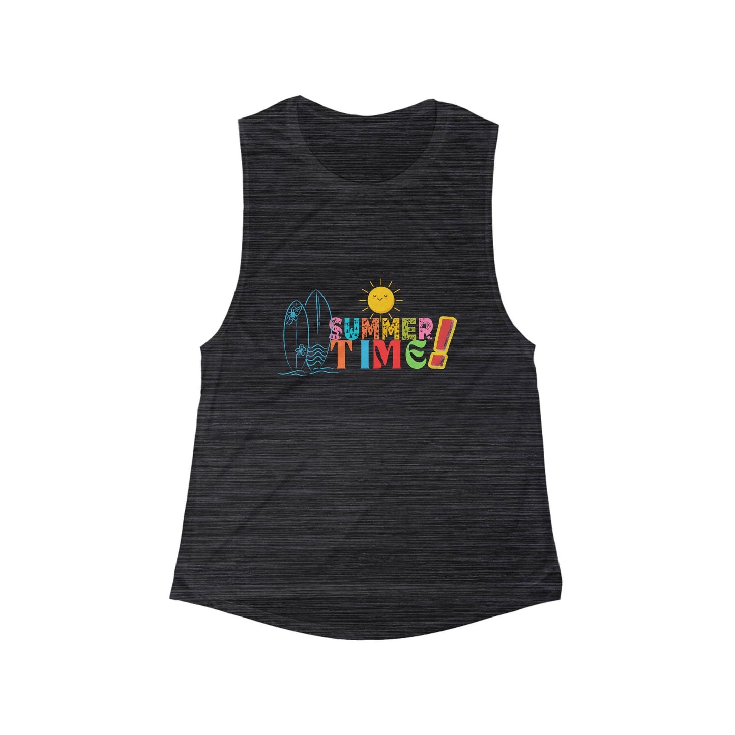 Summer Tanktop Hot Summer Vibe Trendy Summer Tanktop Viral Tanktop Women's Flowy Scoop Muscle Tank Fresh and Comfortable Tanktop Everyday