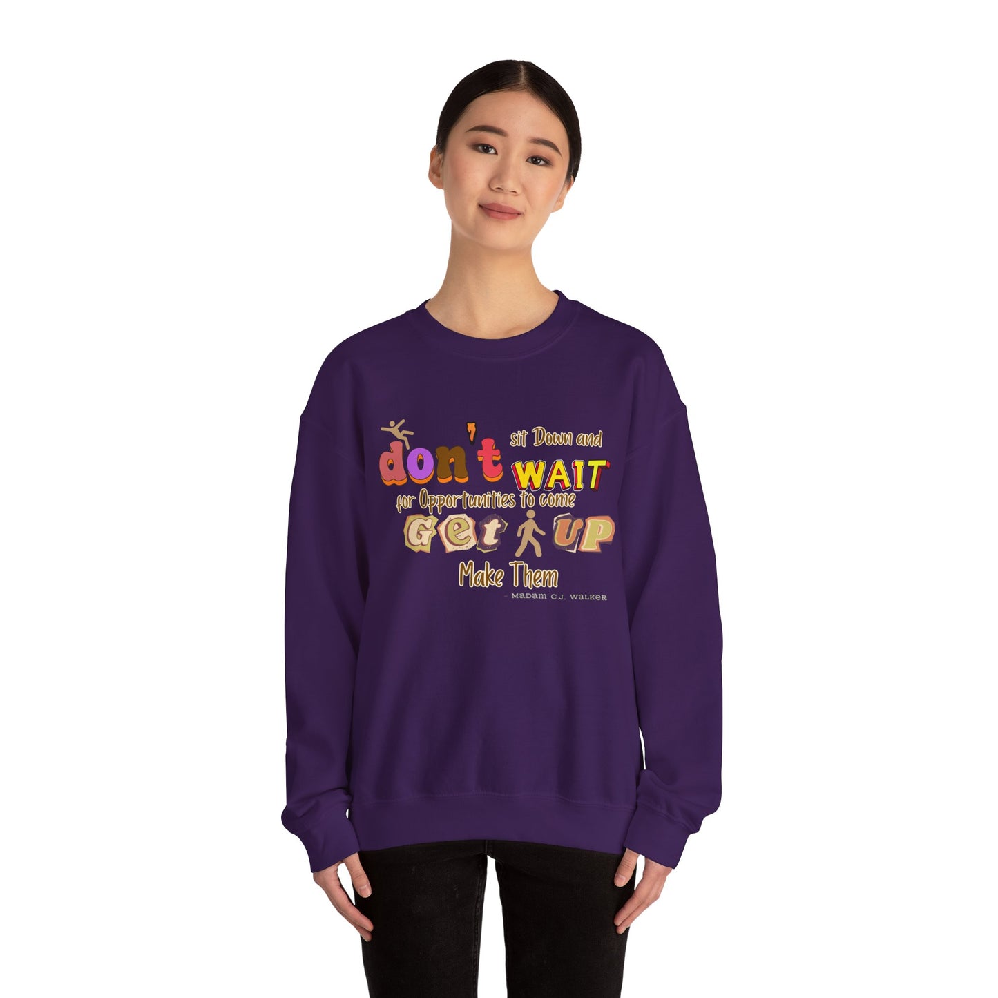 Opportunity Positive Quote Sweatshirt Perfect Gift Sweatshirt Saying Sweatshirt with Life Lesson Sweatshirt Positive Reminder Unisex Sweats