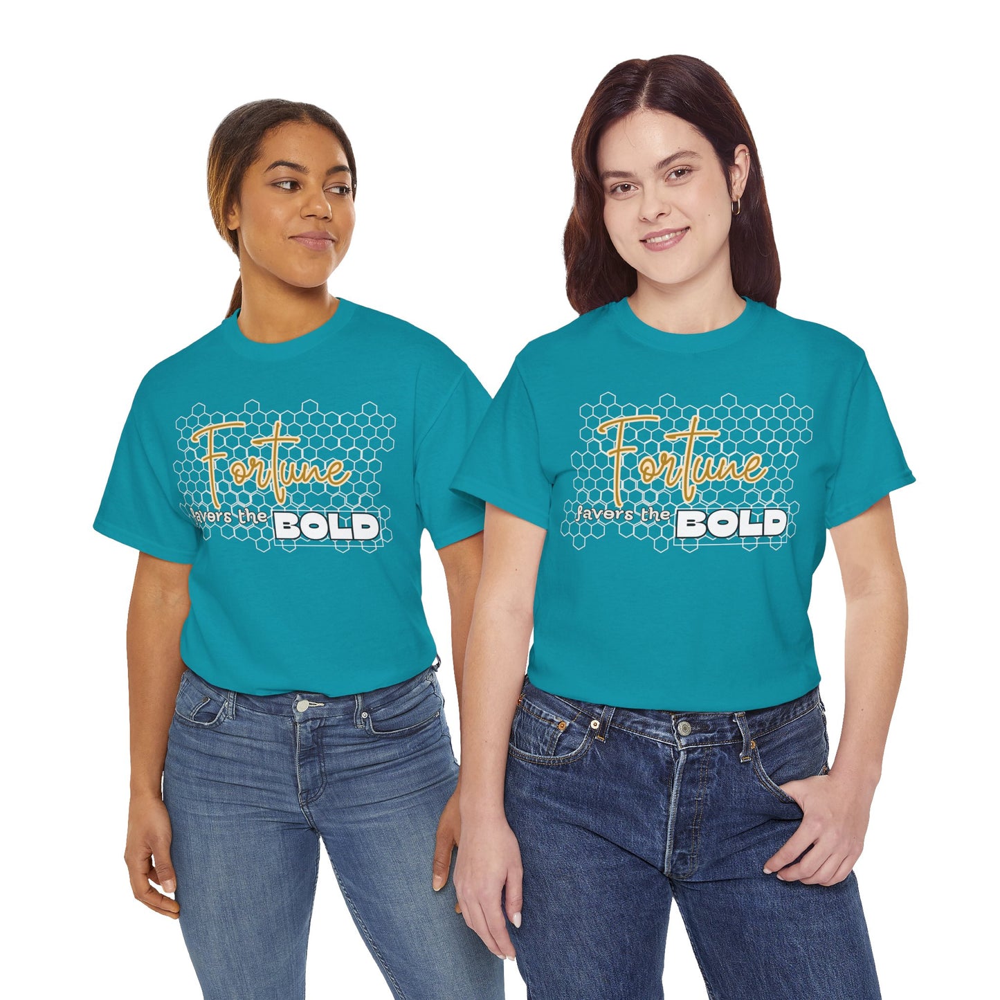 Fortune Favors the Bold Unisex Cotton Tee Bold Shirt Self Reminder Shirt Favor Shirt Work Hard Shirt Work for Future Shirt Mindset Shirt