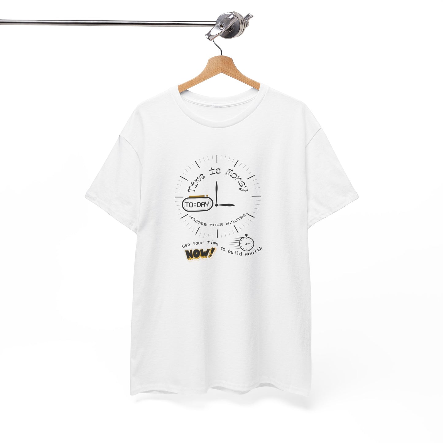 Time is Money: Master Your Minutes Shirt, Time Quote Tee, Perfect Gift Shirt, Time Conscious Shirt, Time is Gold Shirt, Precious Time Tee