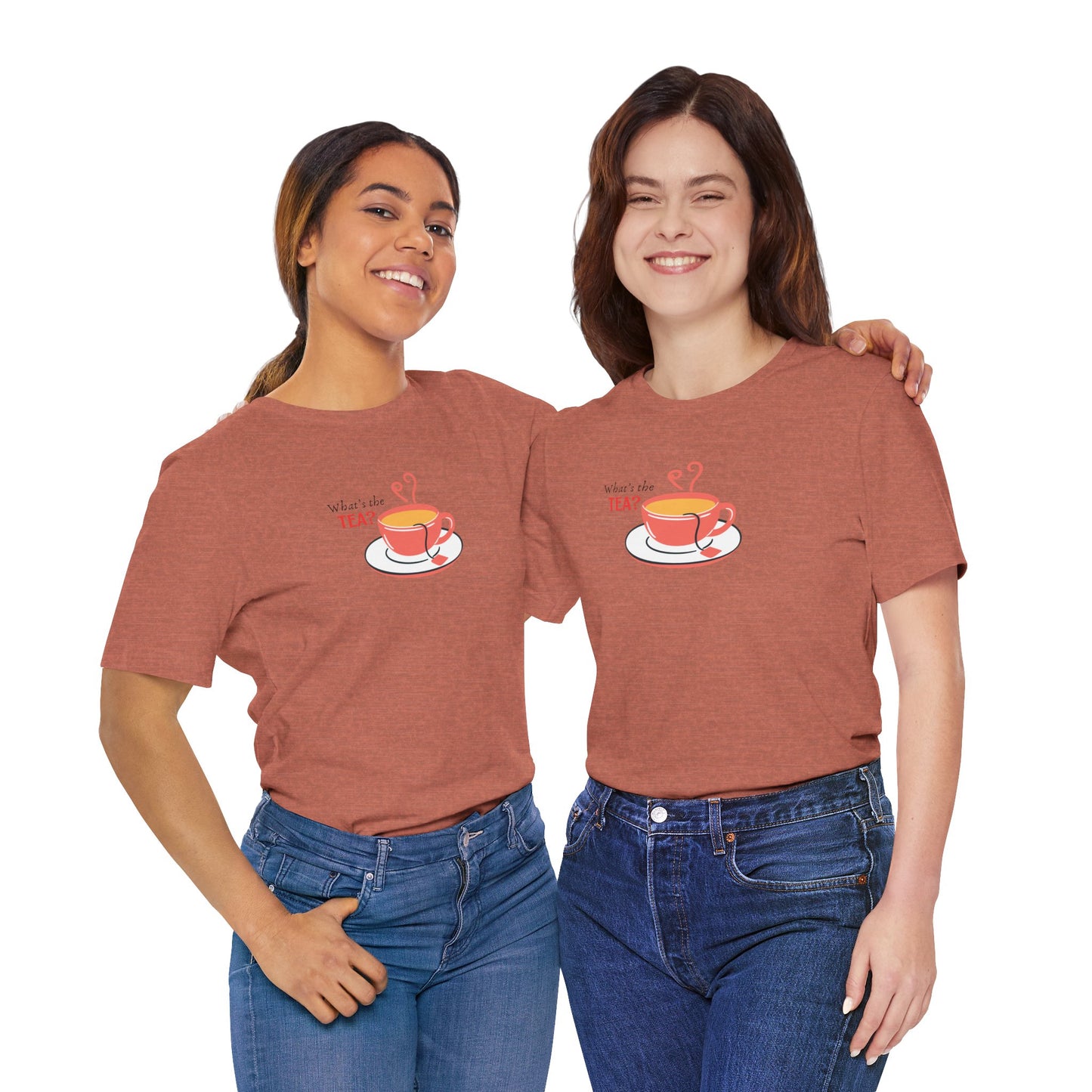 What's The Tea Shirt Viral Meme T-shirt Funny Meme Shirt Happy Shirt Women T-shirt Perfect for Bestie T-shirt Best Friend Shirt Gossip Shirt