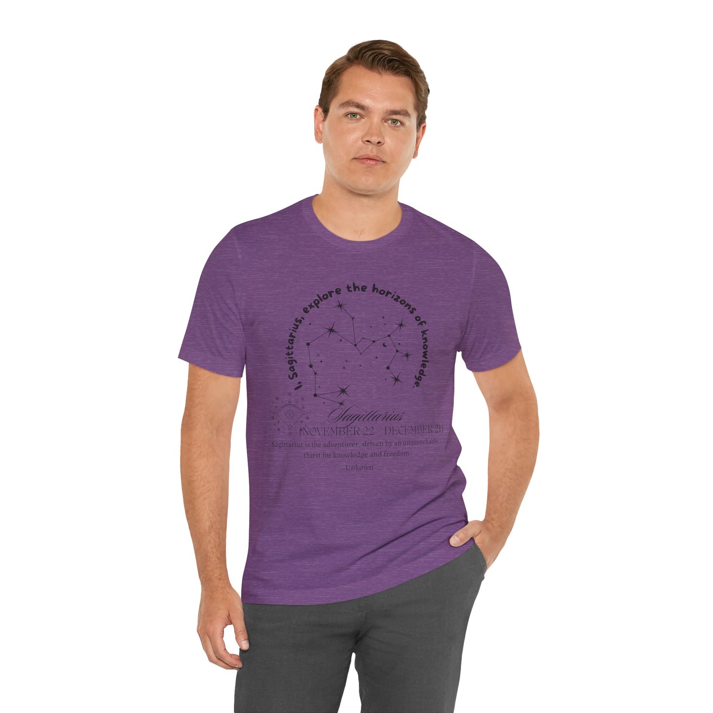 Sagittarius Zodiac Shirt Horoscope Shirt Constellation Gift Shirt Unisex Sagittarius Shirt Perfect Zodiac Birth Shirt Astrology Shirt
