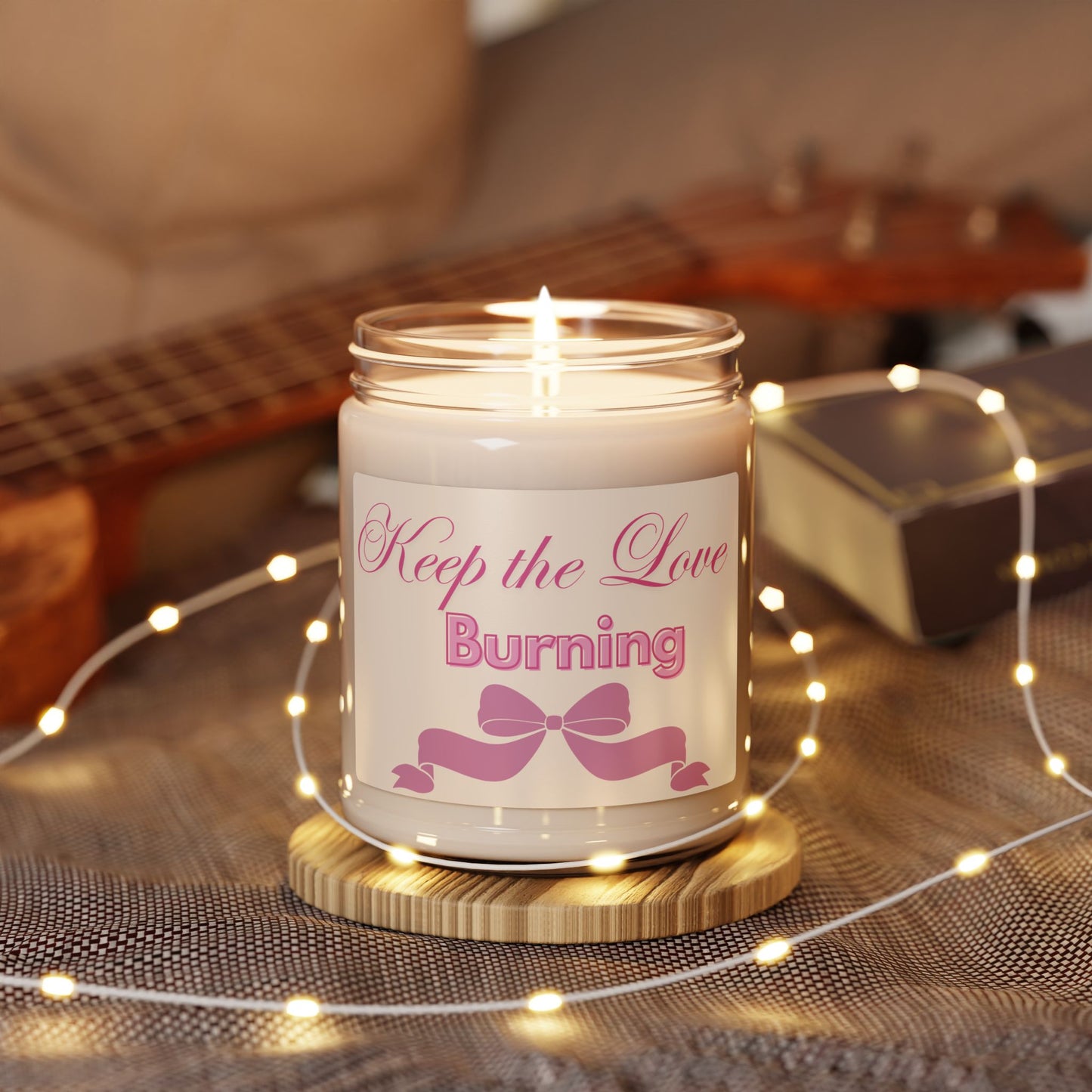 Keep the Love Burning Candle Perfect Give Candle Romantic Aesthetic Candle for living Room Candle for Bedroom Scented Candle Aromatci Candle