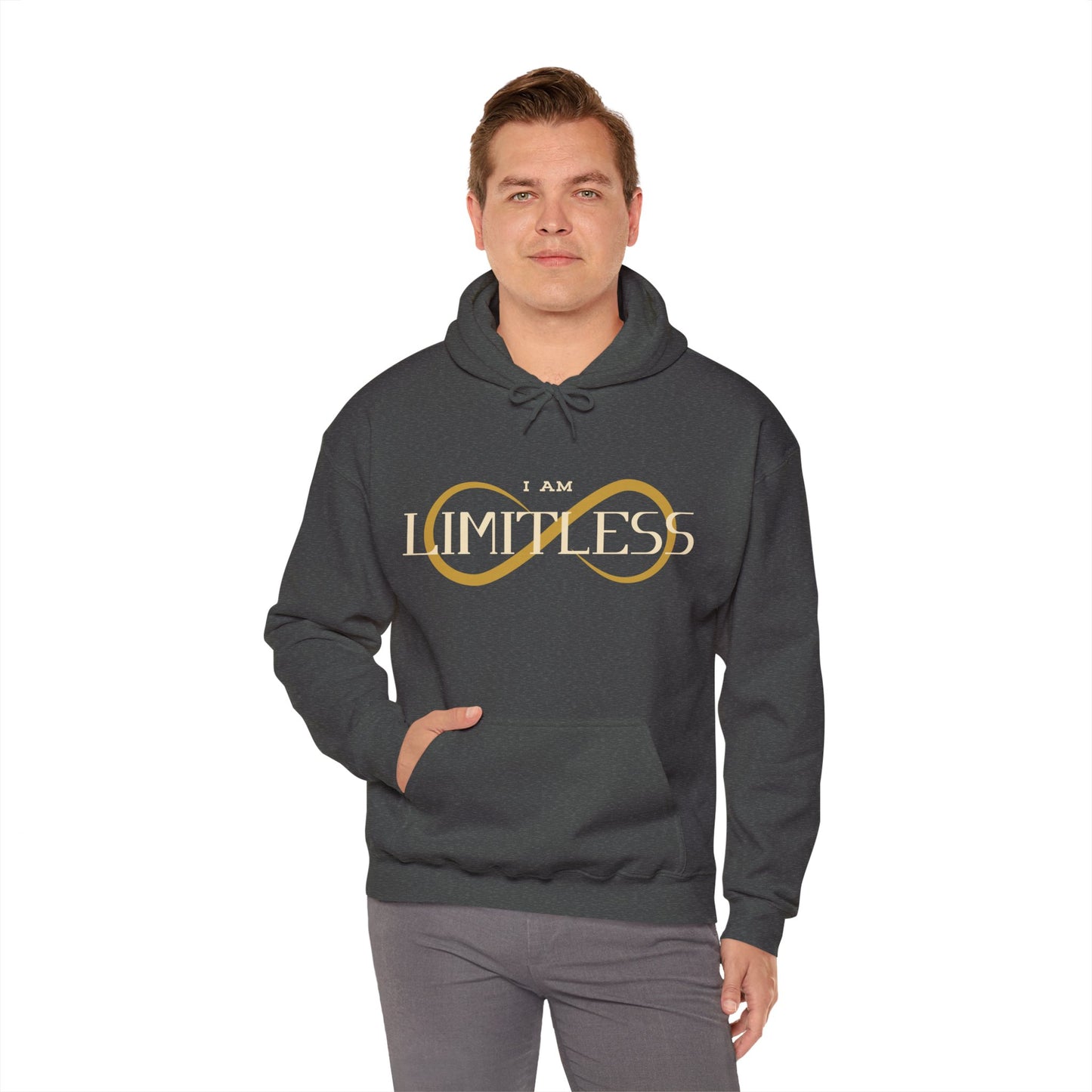 I Am Limitless Unisex Hooded Sweatshirt Unique Limitless Hoodie Trendy Self Love Hoodie Smart Quote Hoodie Strong Mental Health Hoodie