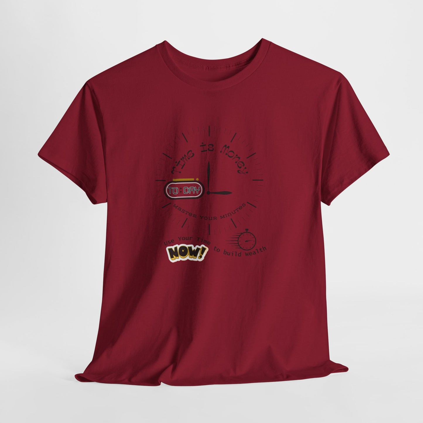 Time is Money: Master Your Minutes Shirt, Time Quote Tee, Perfect Gift Shirt, Time Conscious Shirt, Time is Gold Shirt, Precious Time Tee