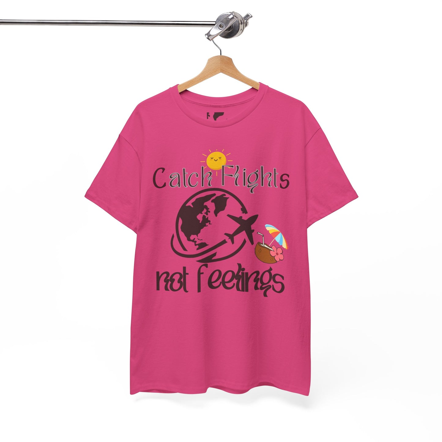 Catch Flights Not Feelings T-shirt Unisex Shirt Summer Shirt Airport Shirt Summer Vibe Shirt Trendy Summer Shirt Viral Summer Shirt Unisex