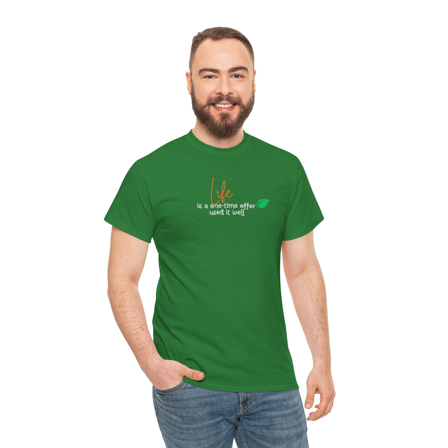 Life is a one-time offer use it well T-shirt Talk T-shirt Responsible Quote Shirt Smartass Shirt Mindset Shirt Positive Motivational Shirt