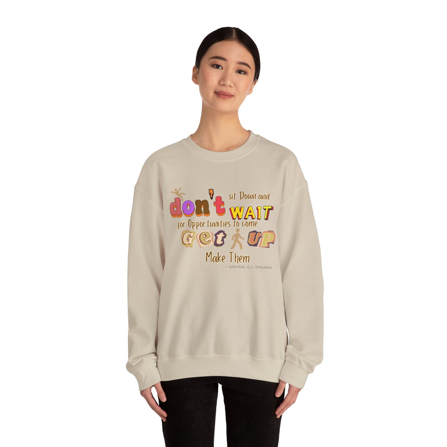 Opportunity Positive Quote Sweatshirt Perfect Gift Sweatshirt Saying Sweatshirt with Life Lesson Sweatshirt Positive Reminder Unisex Sweats