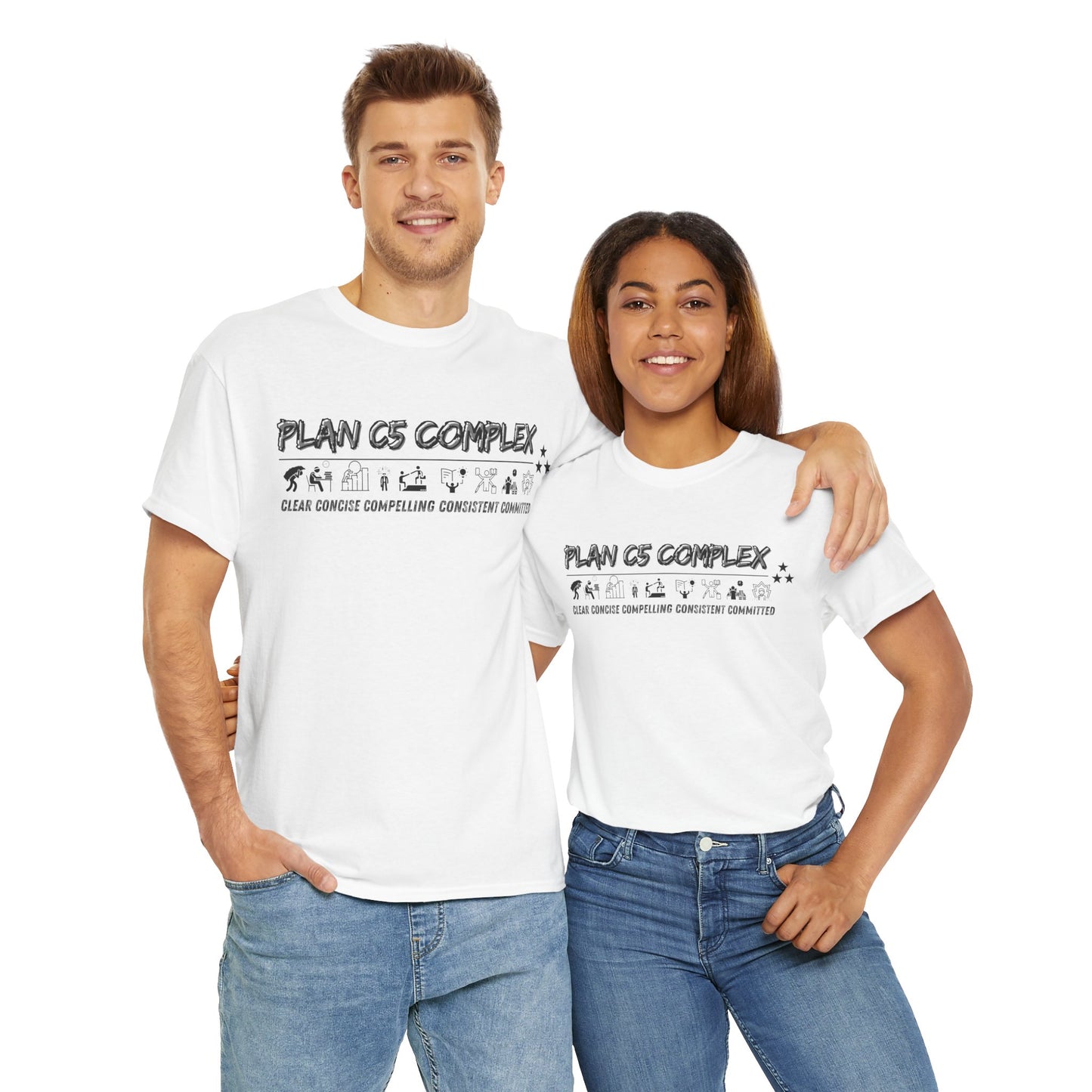 Plan C5 Complex Tee Motivational T-shirt Smartass Shirt Inspirational Shirt Self Motivating Shirt Self Love Shirt Mental Health Shirt