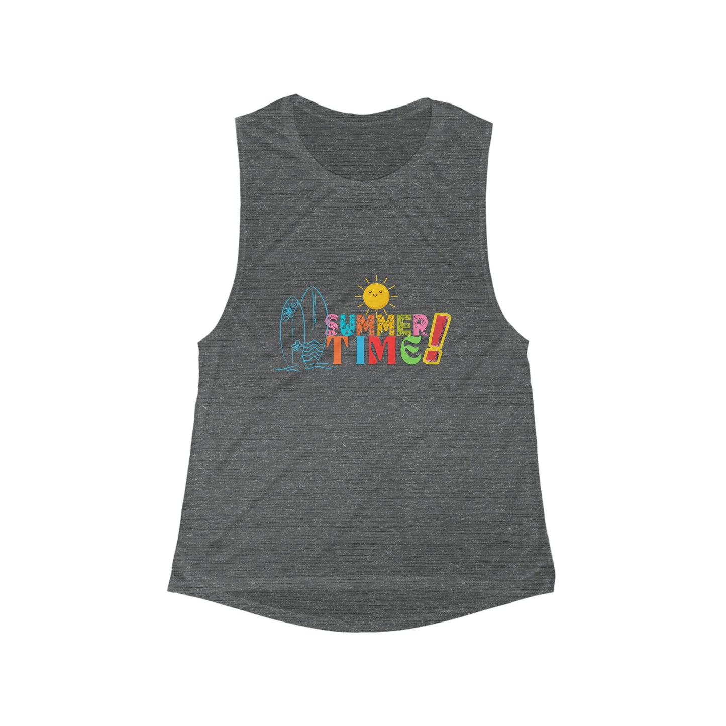 Summer Tanktop Hot Summer Vibe Trendy Summer Tanktop Viral Tanktop Women's Flowy Scoop Muscle Tank Fresh and Comfortable Tanktop Everyday